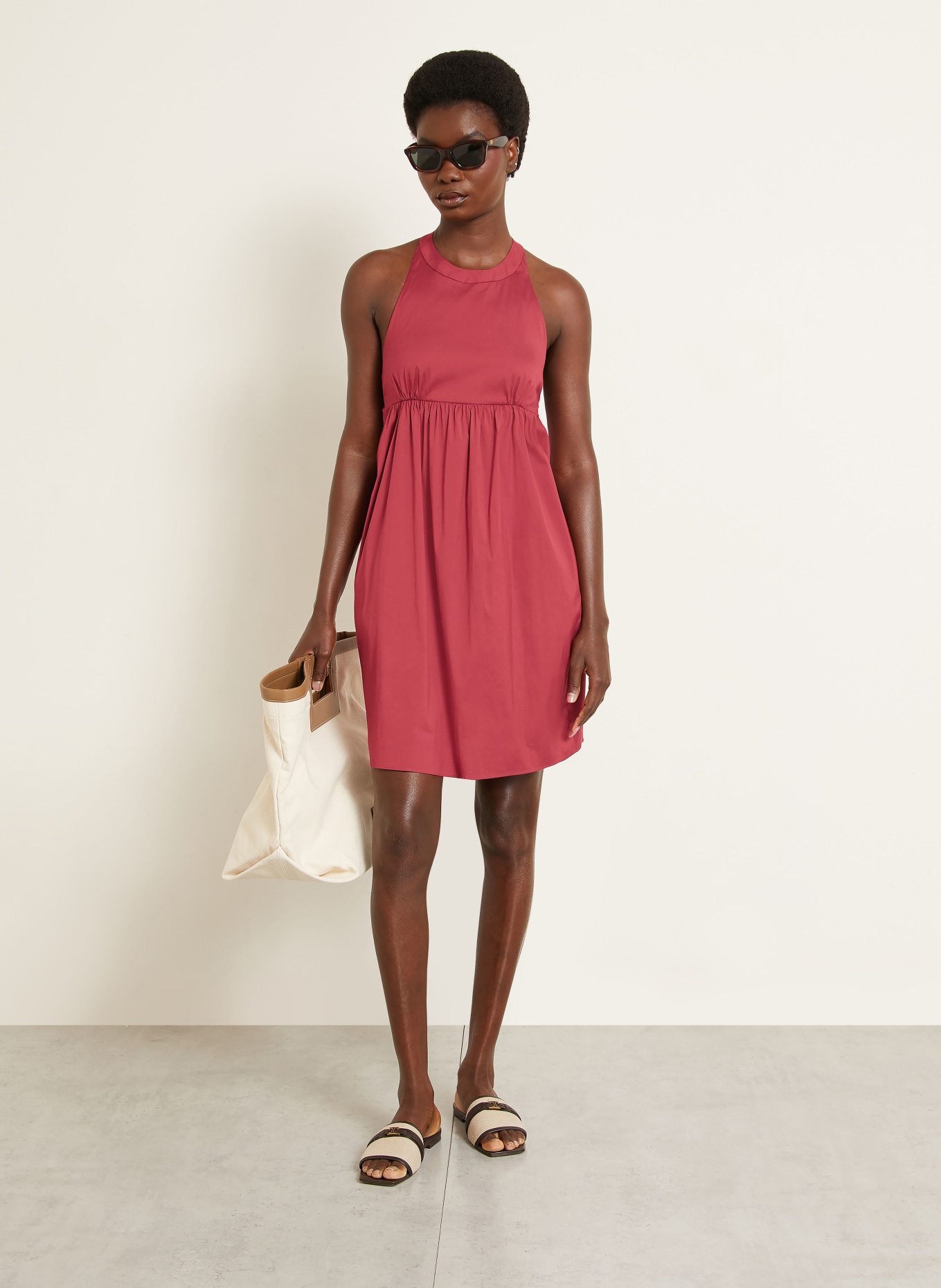 Max Mara BEACHWEAR PANTERA Beach Dress: RED