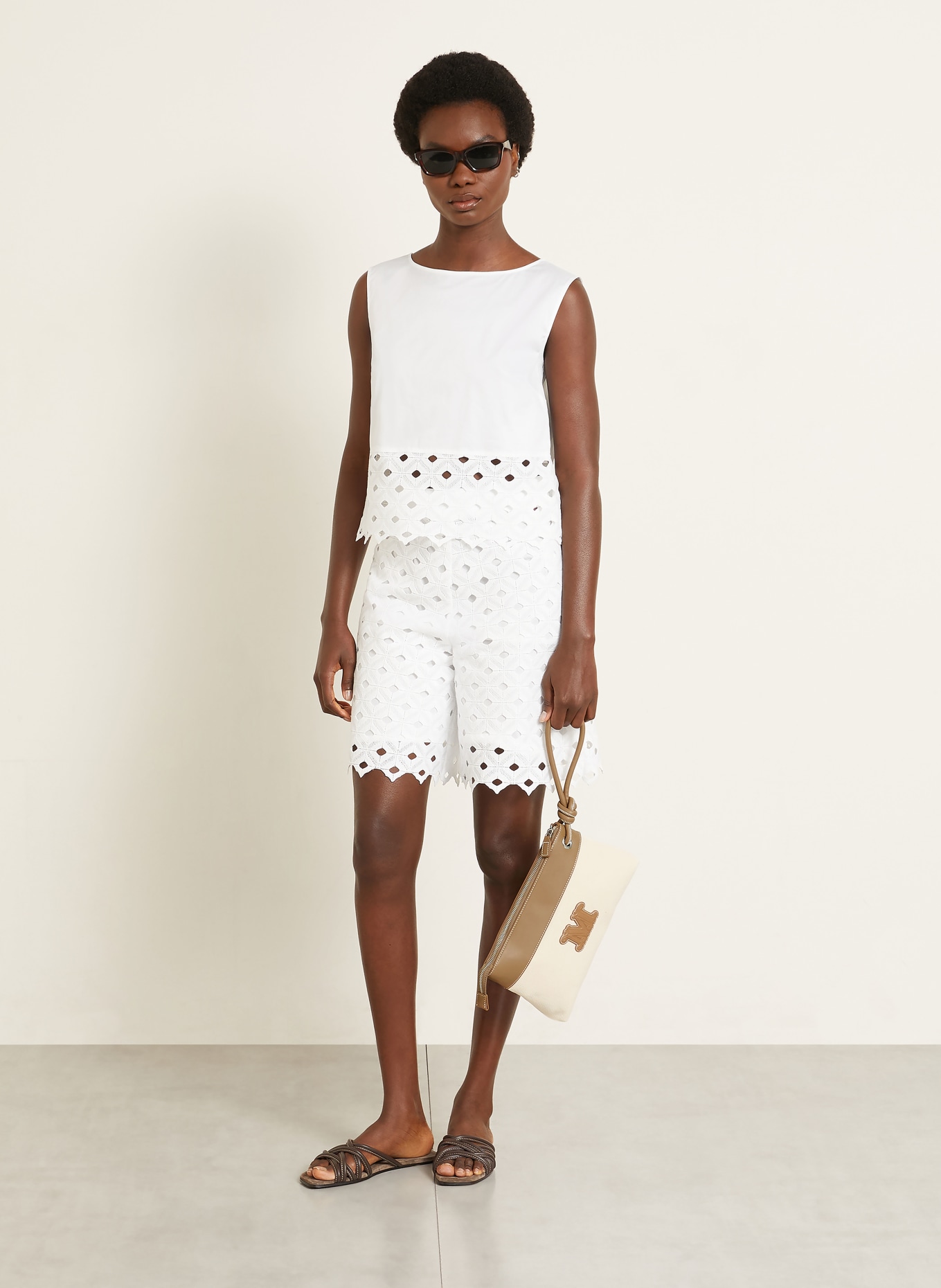 Max Mara BEACHWEAR Strandtas FRISIA: BEIGE / BRUIN