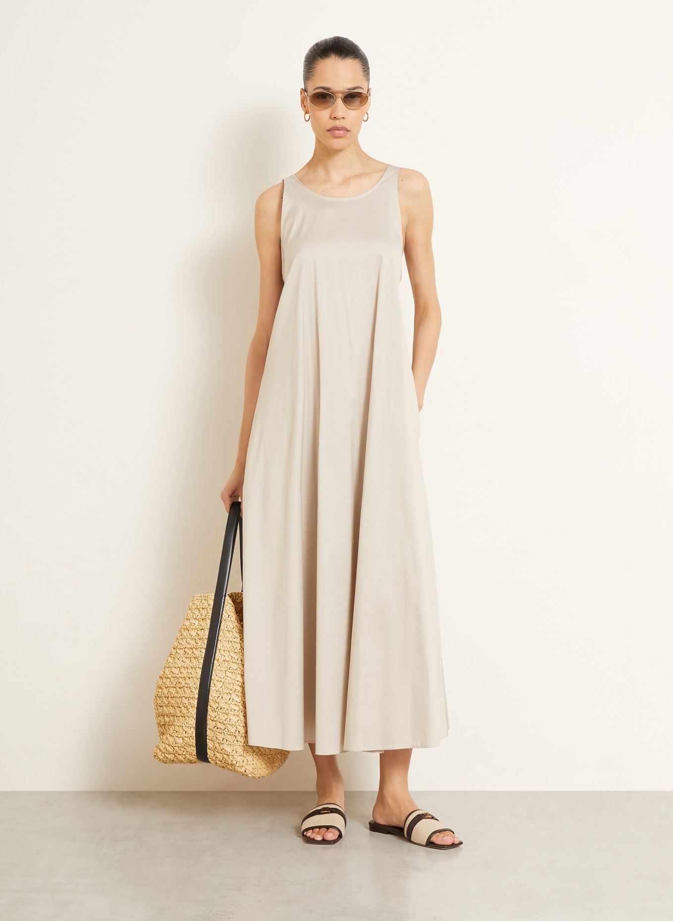 Max Mara BEACHWEAR Strandkleid SETA: BEIGE