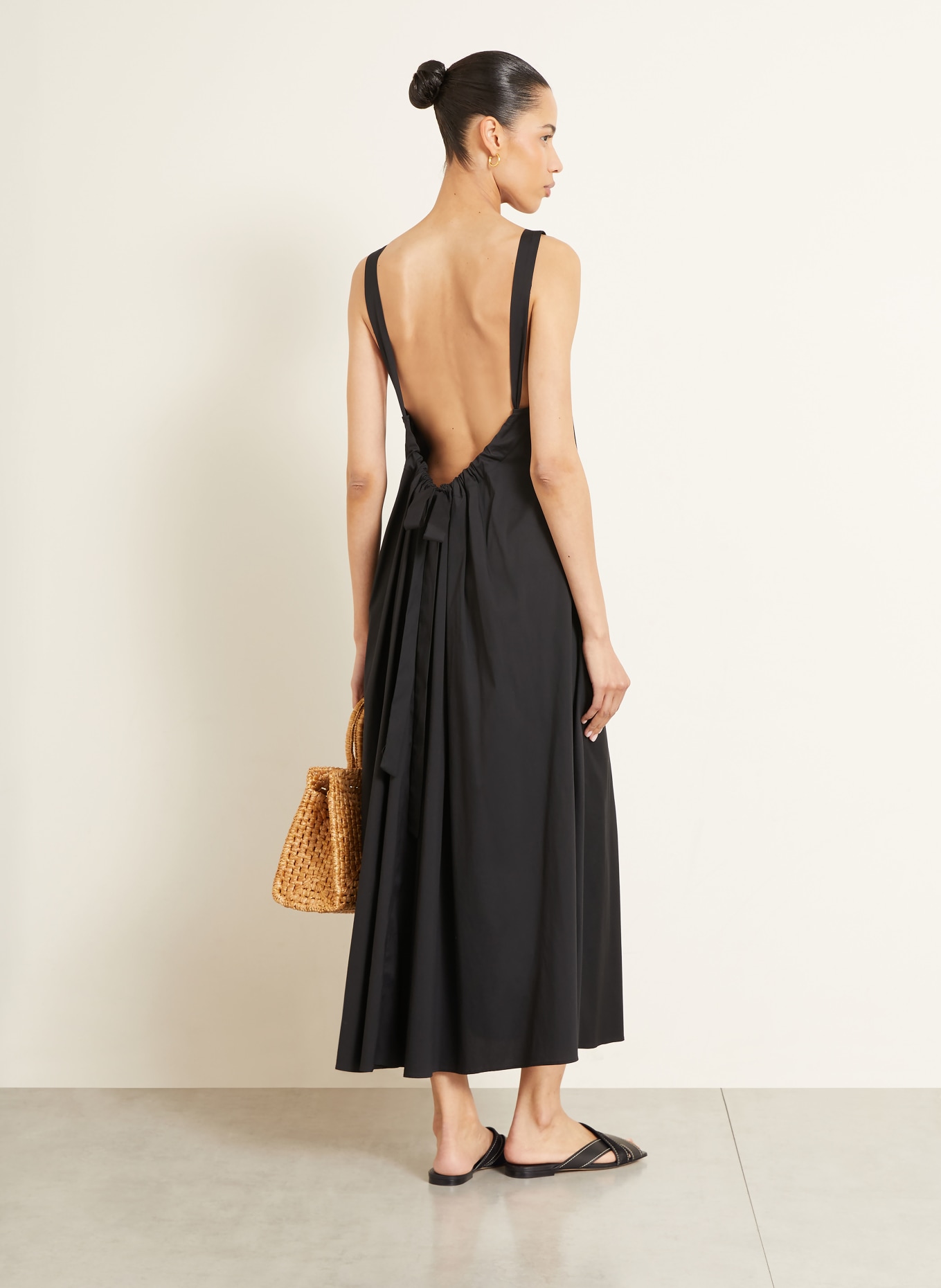 Max Mara BEACHWEAR Strandkleid SETA: SCHWARZ