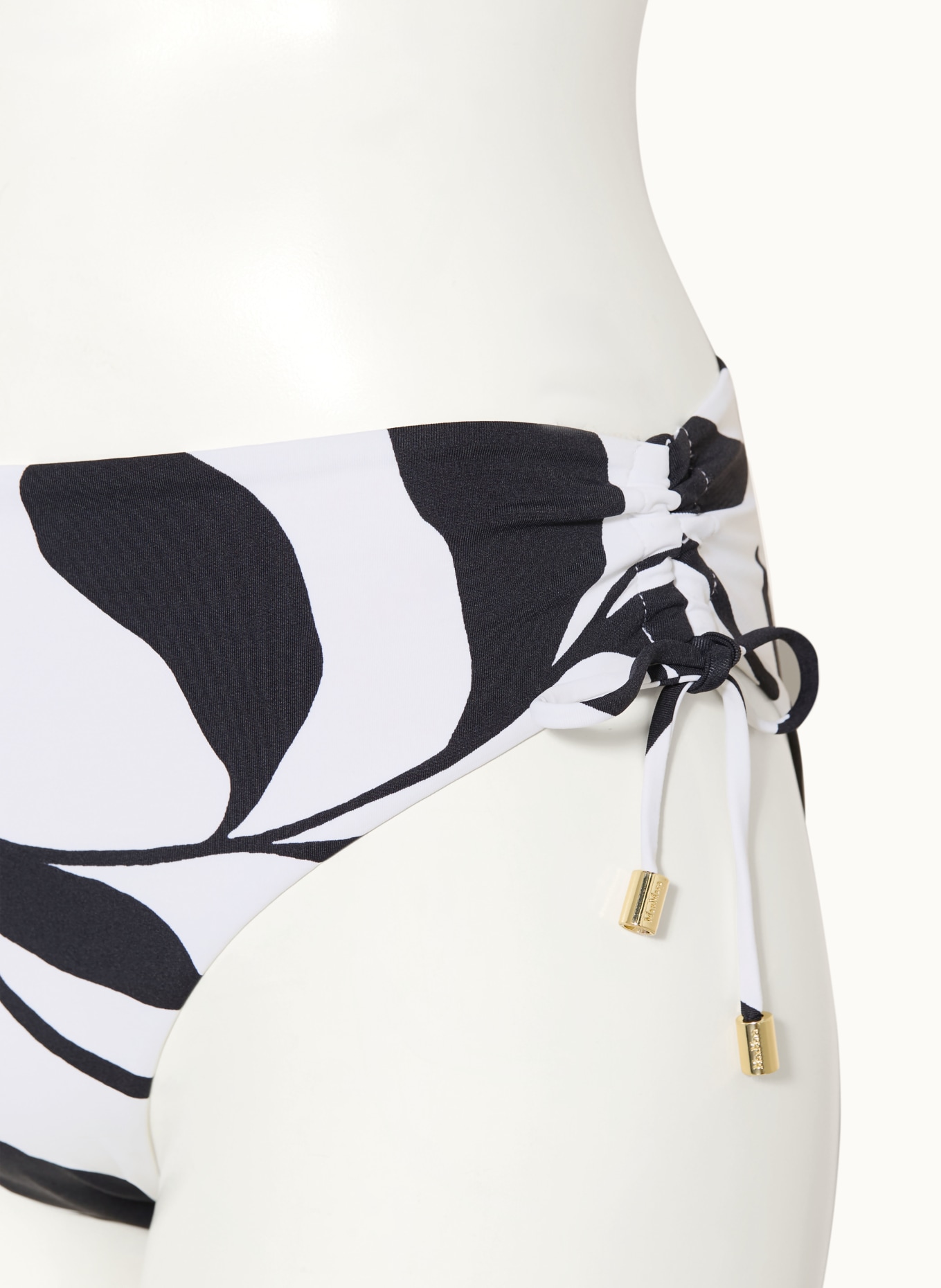 Max Mara BEACHWEAR Podstawowe figi bikini SIBILLA: CZARNY / BIAŁY