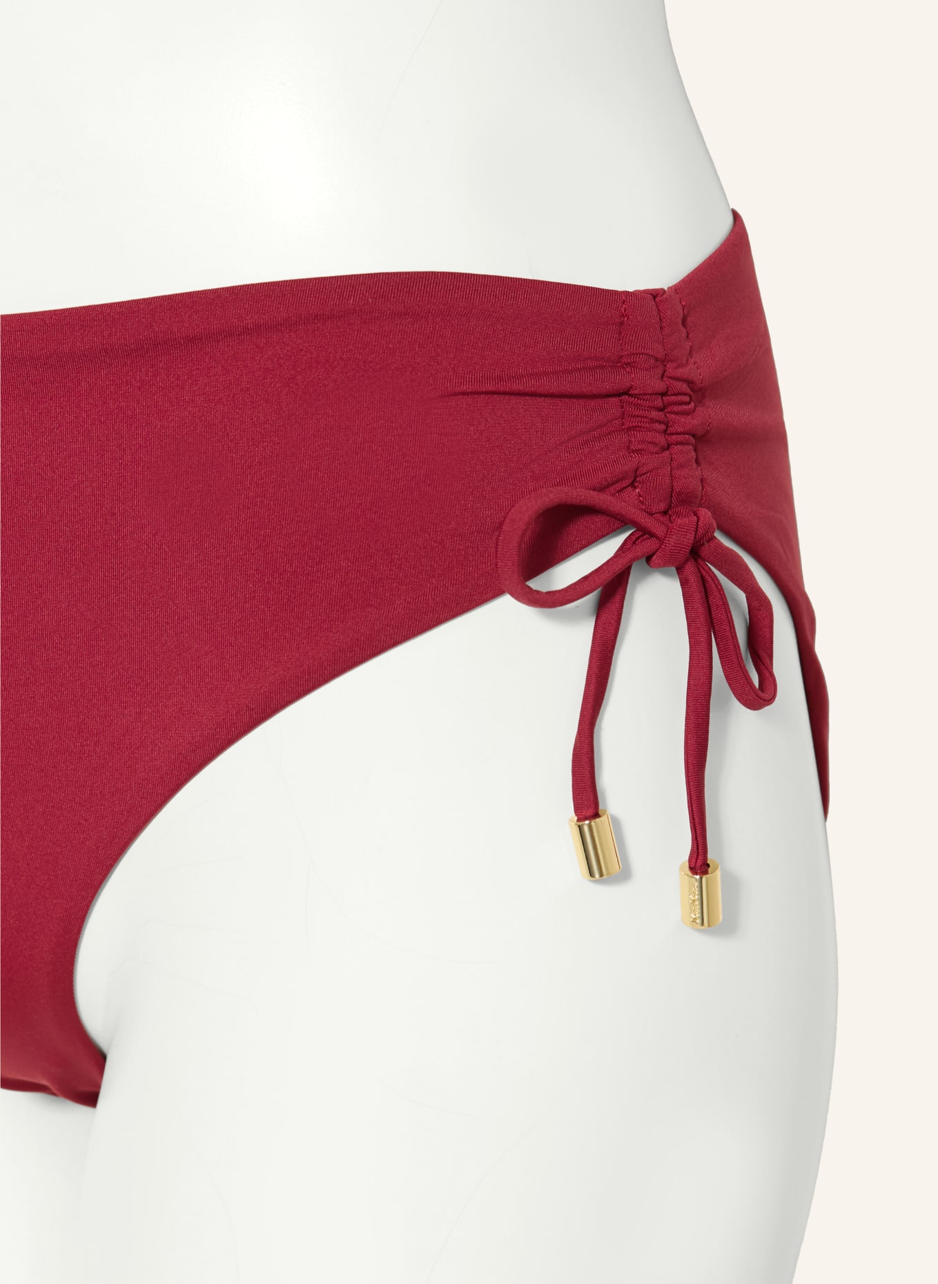 Max Mara BEACHWEAR Podstawowe figi bikini SANDRA: CIEMNOCZERWONY