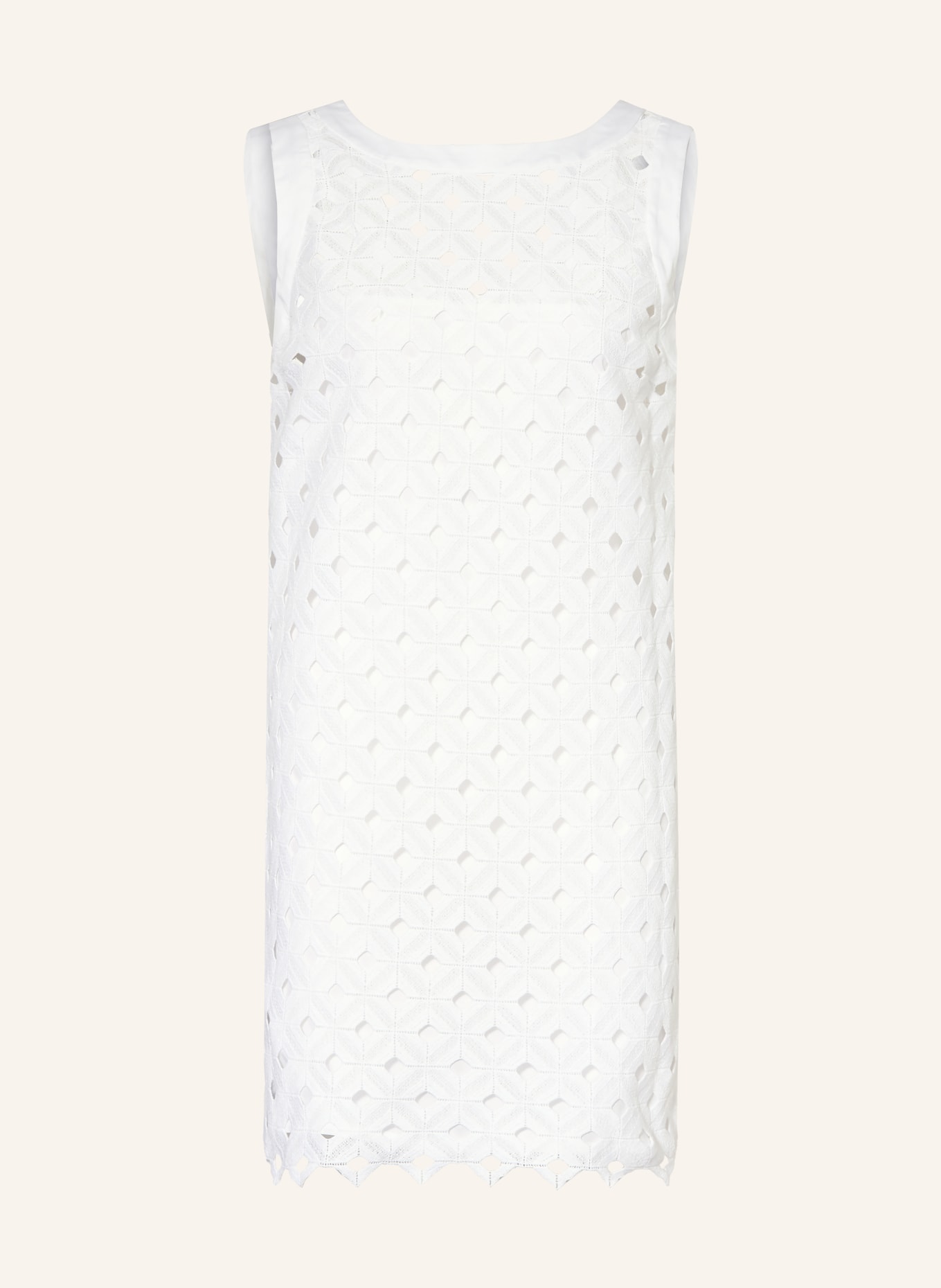 Max Mara BEACHWEAR Robe de plage PESI en dentelle ajourée: BLANC