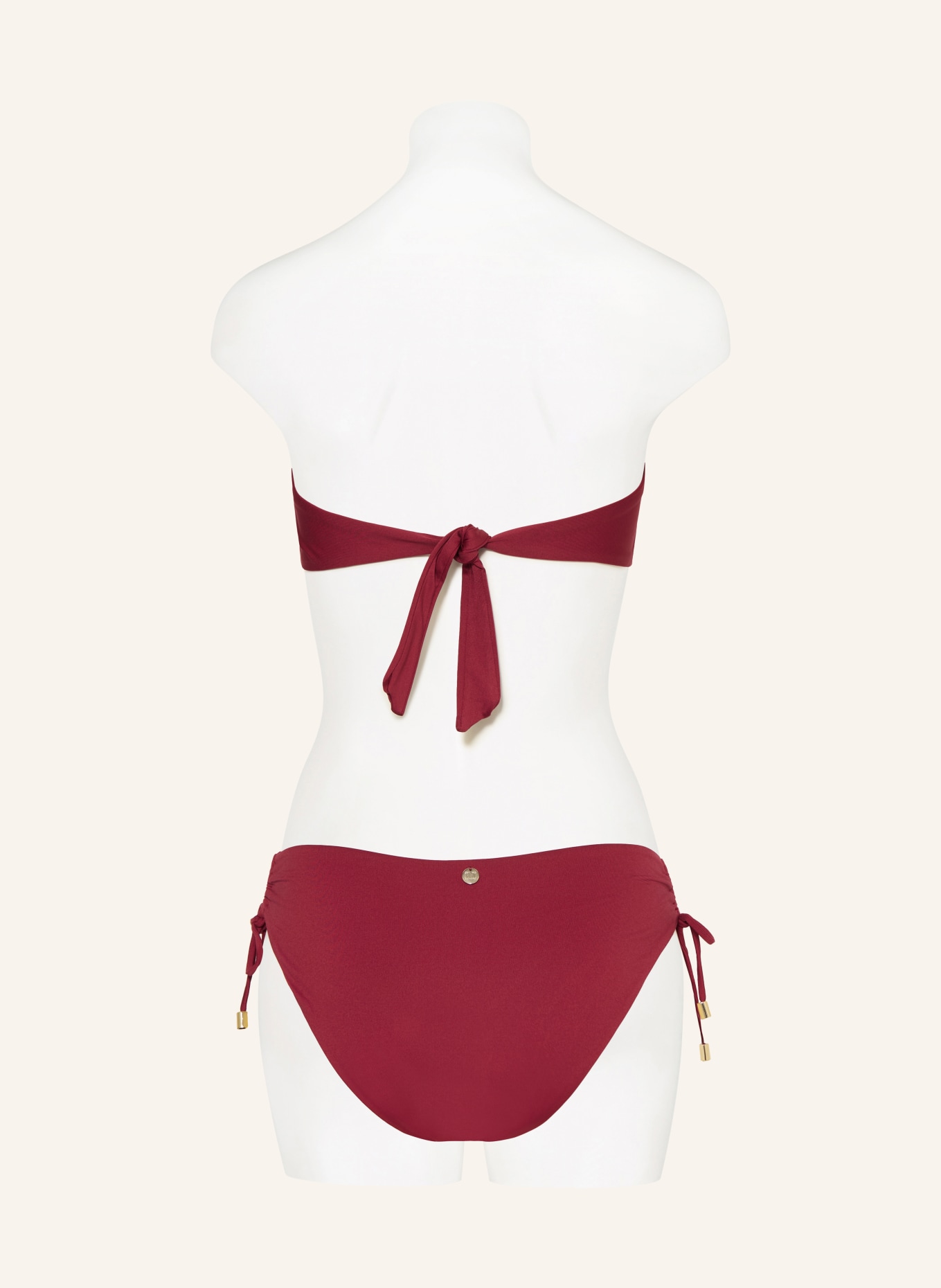 Max Mara BEACHWEAR Bandeau-Bikini-Top AMELIA: DUNKELROT