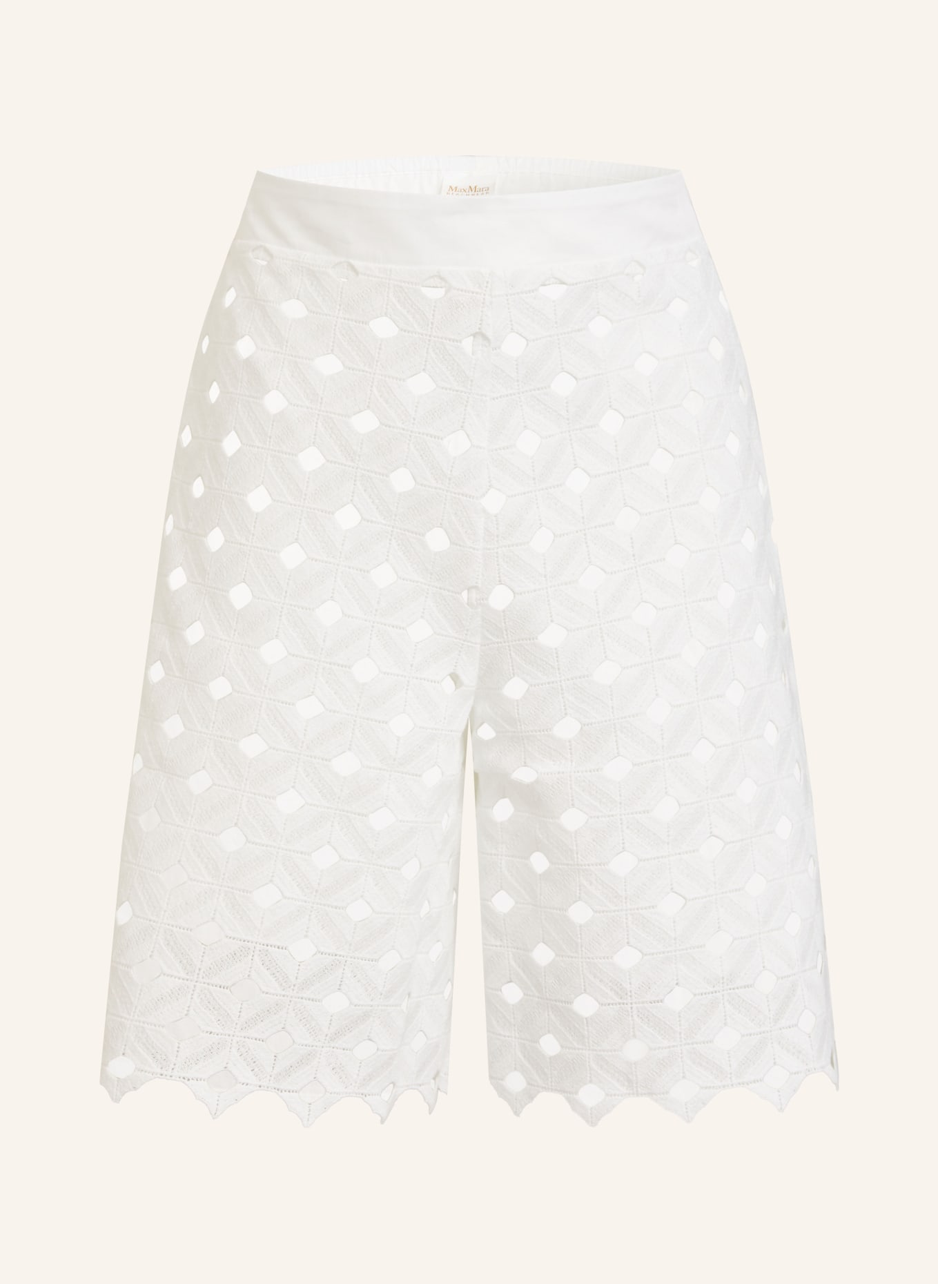 Max Mara BEACHWEAR Häkelshorts UGUALE: WEISS