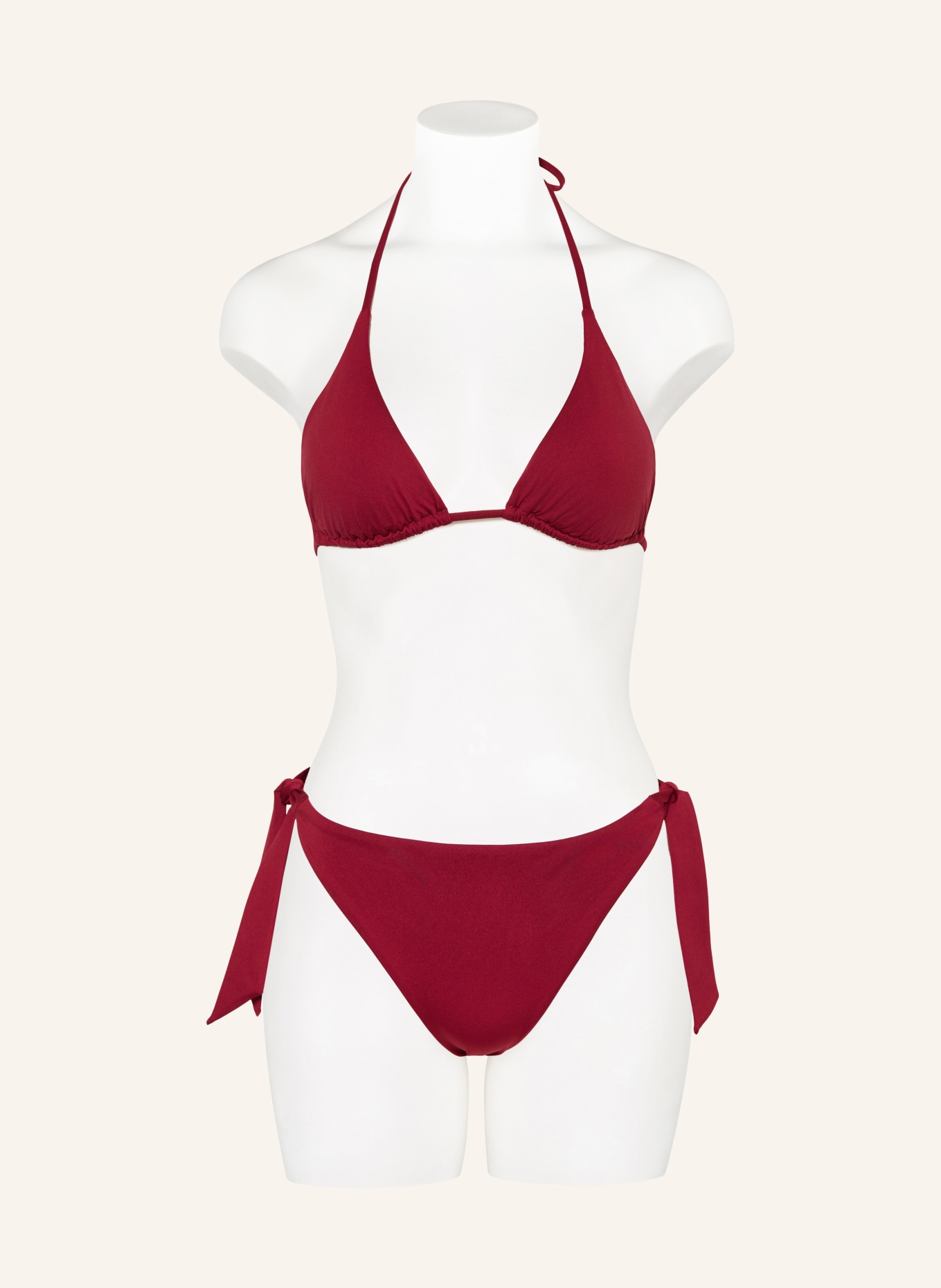 Max Mara BEACHWEAR Triangel-Bikini BABY: DUNKELROT