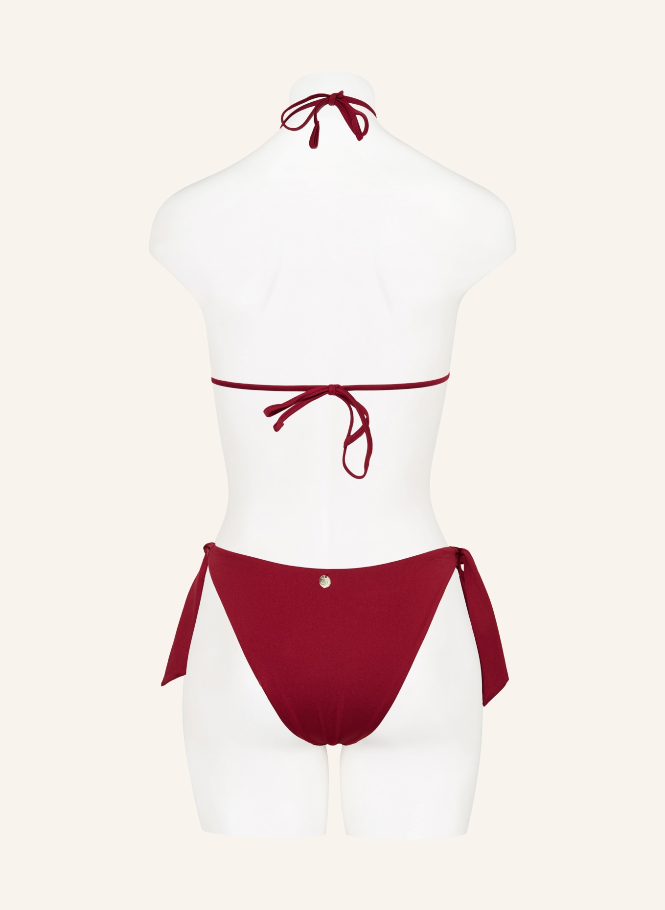 Max Mara BEACHWEAR Triangel-Bikini BABY: DUNKELROT
