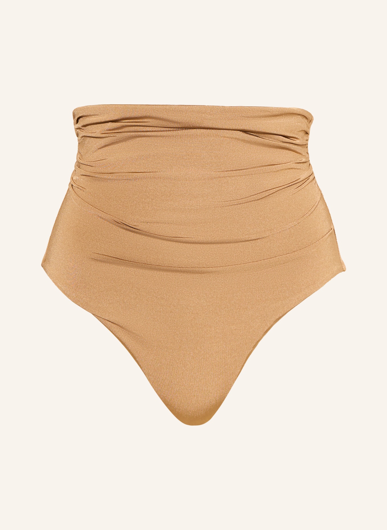 Max Mara BEACHWEAR Spodenki bikini z wysokim stanem SALLI: CAMELOWY