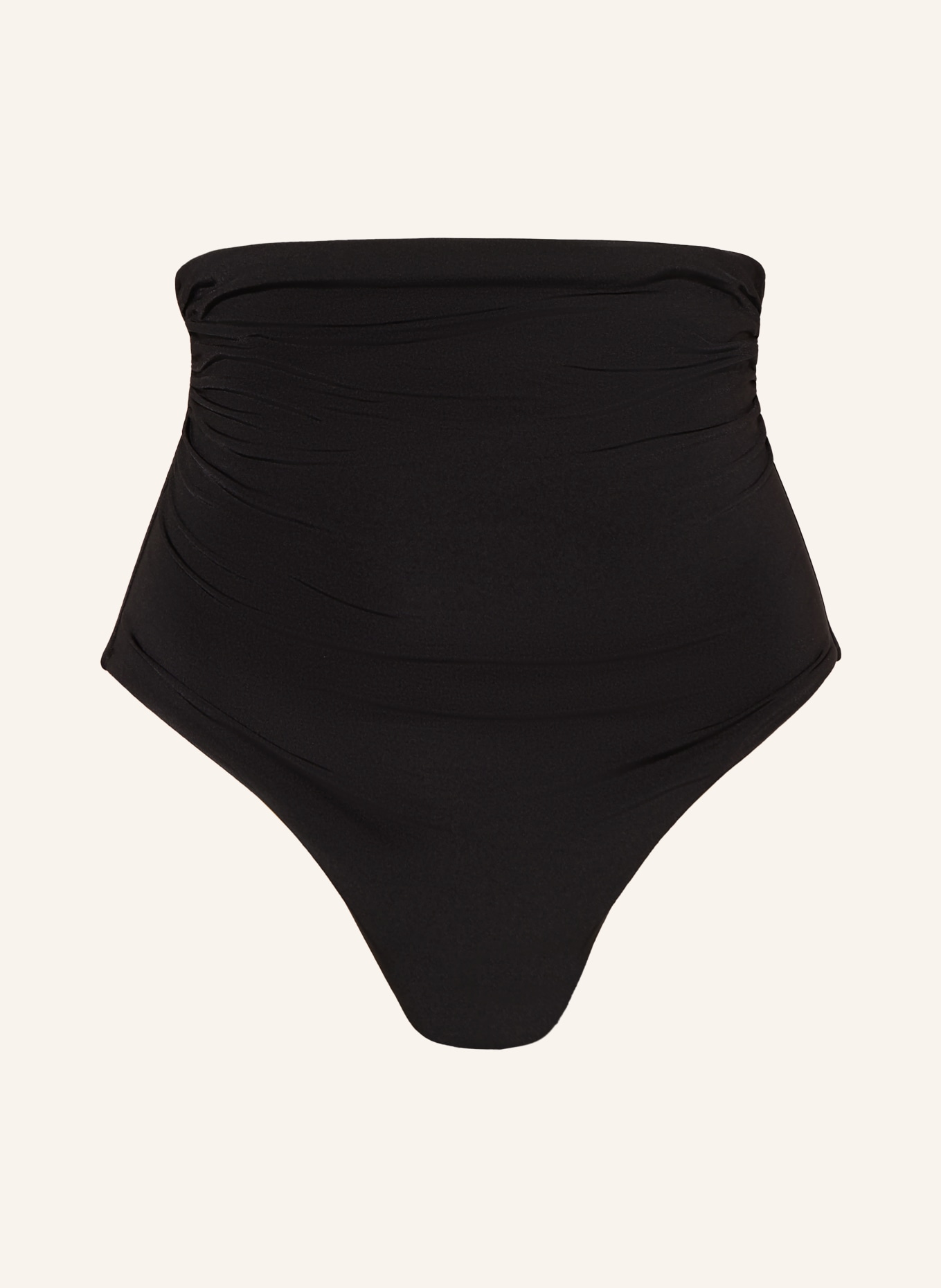 Max Mara BEACHWEAR Spodenki bikini z wysokim stanem SALLI: CZARNY