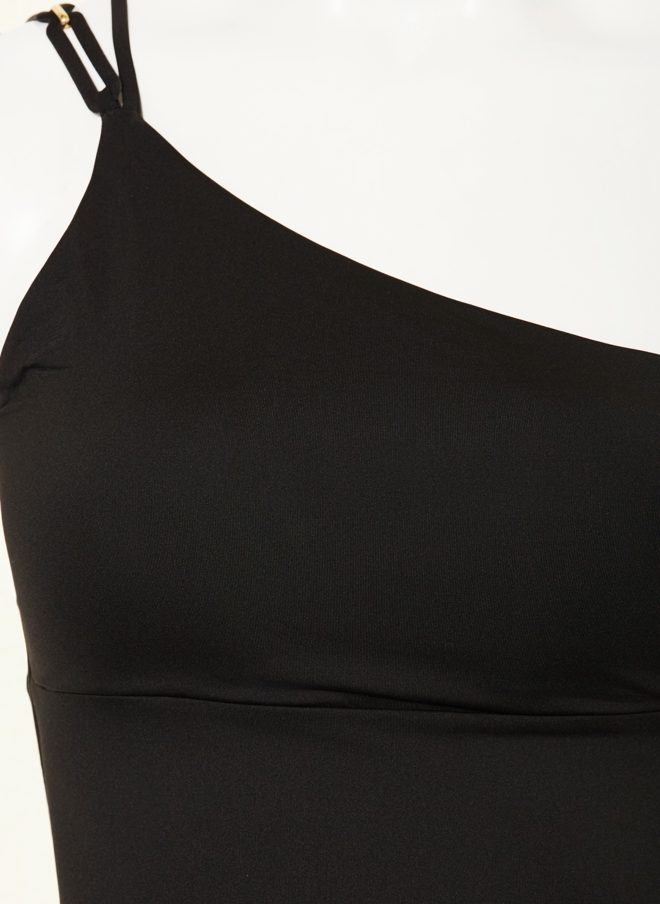 Max Mara BEACHWEAR One-Shoulder-Badeanzug BCHCAPPA: SCHWARZ