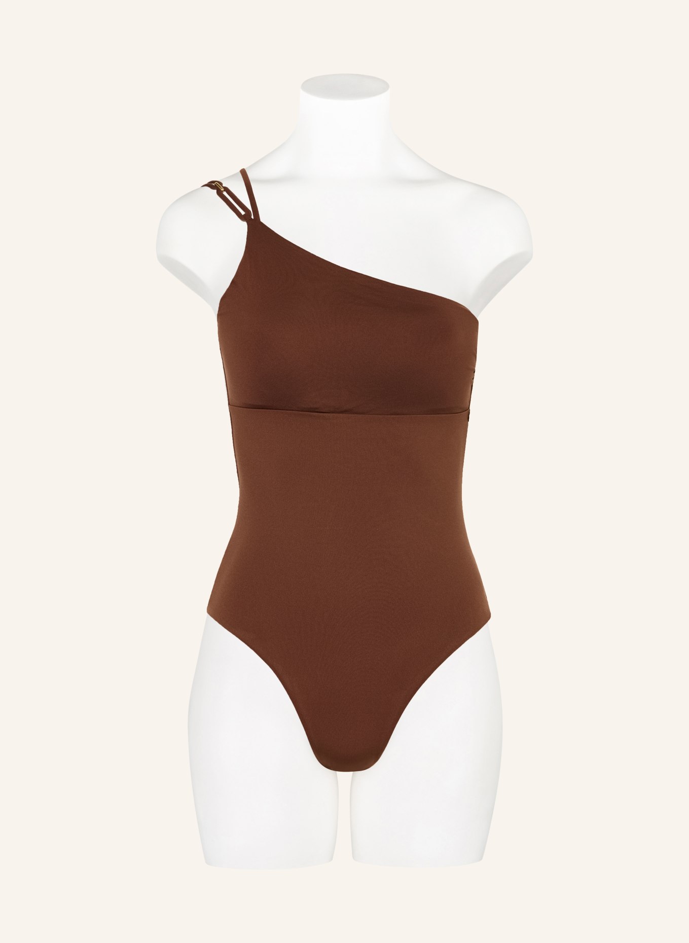 Max Mara BEACHWEAR One-Shoulder-Badeanzug BCHCAPPA: BRAUN