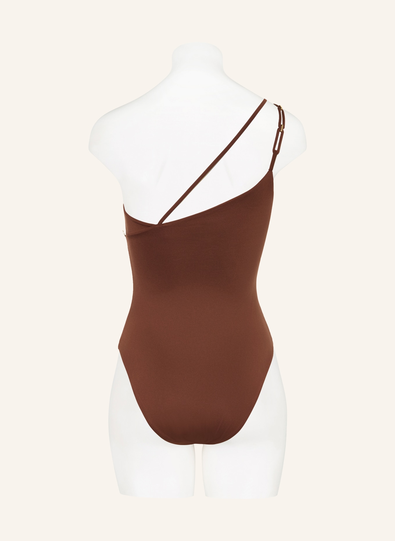 Max Mara BEACHWEAR One-Shoulder-Badeanzug BCHCAPPA: BRAUN