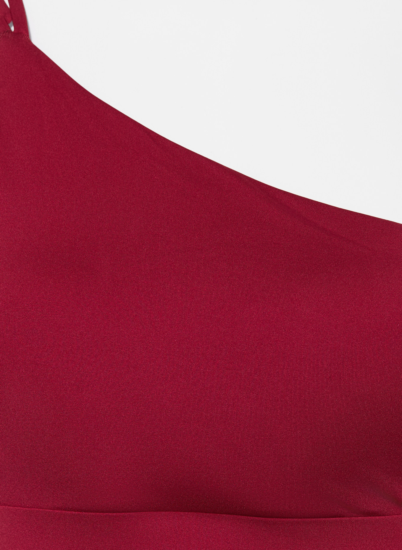 Max Mara BEACHWEAR One-Shoulder-Badeanzug BCHCAPPA: DUNKELROT