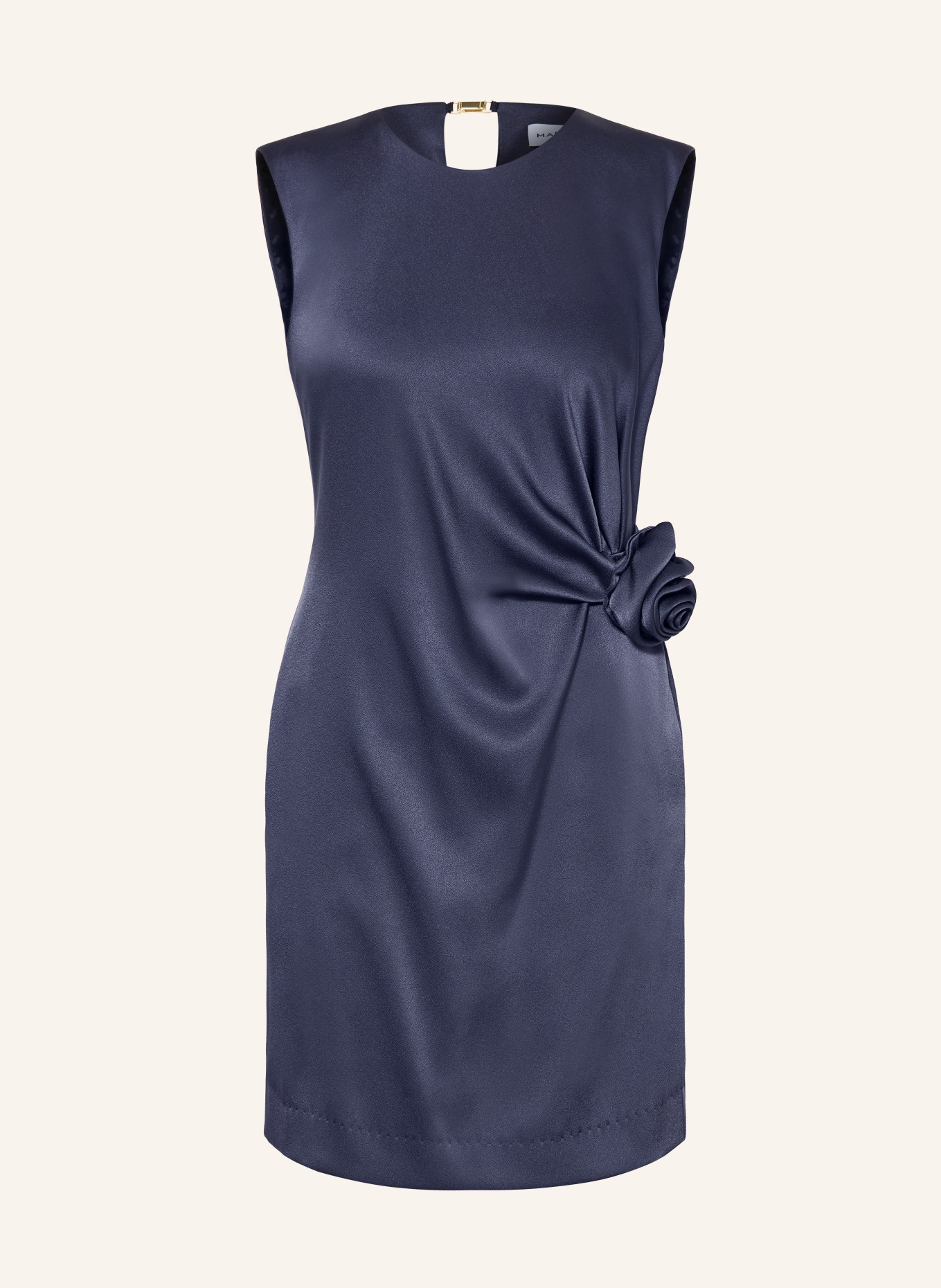 MARELLA šaty s pouzdrovým střihem: TMAVĚ MODRÁ