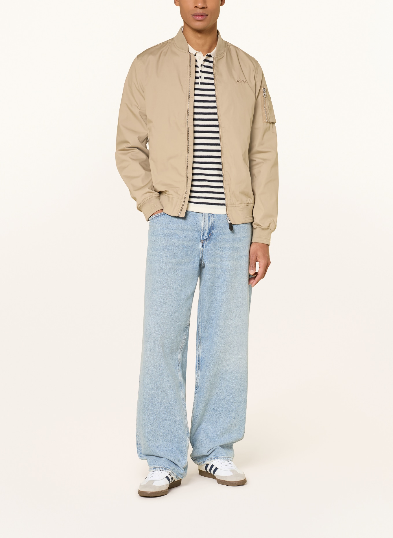 Schott NYC Blouson CABERS: BEIGE