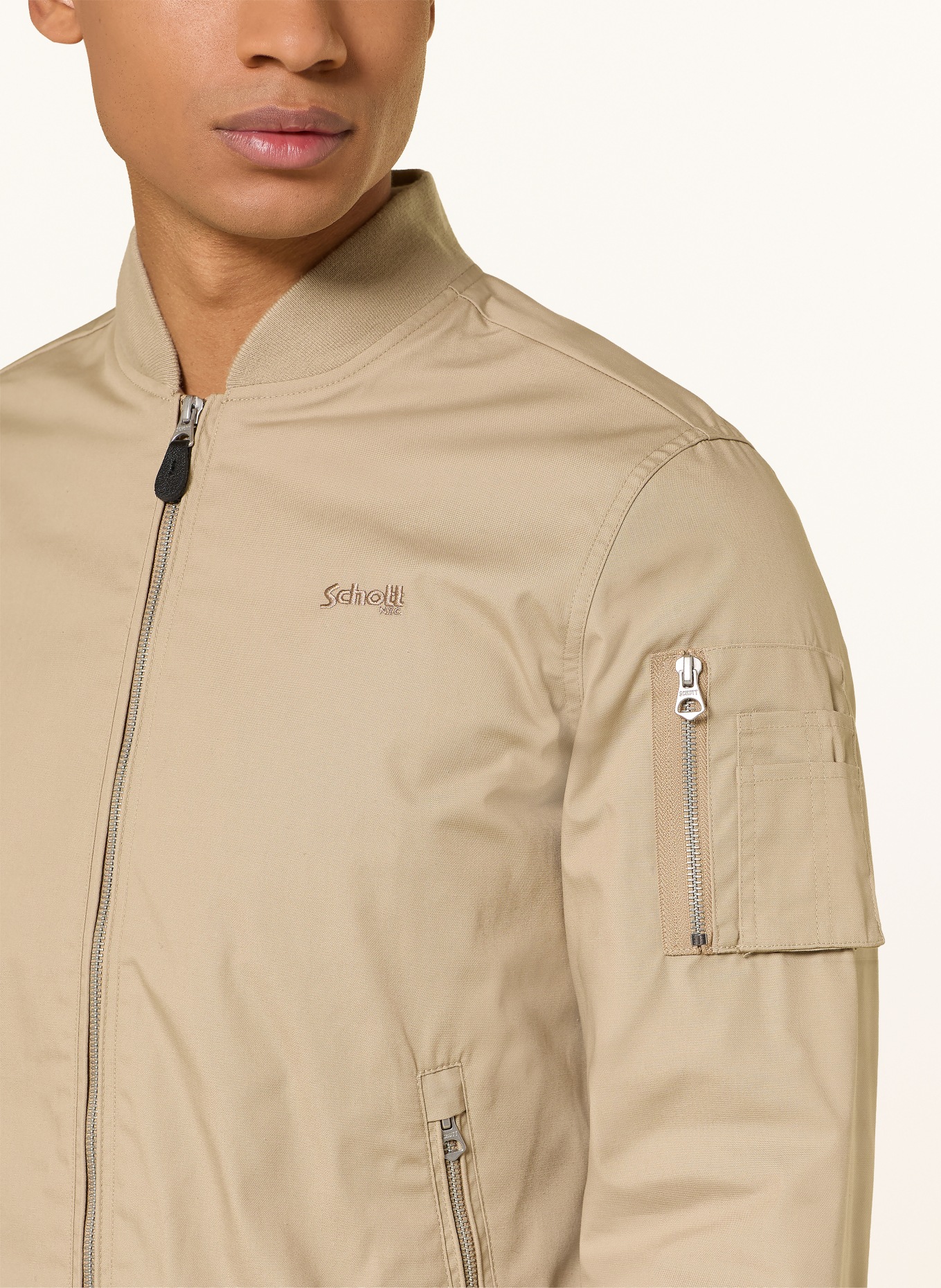 Schott NYC Blouson CABERS: BEIGE