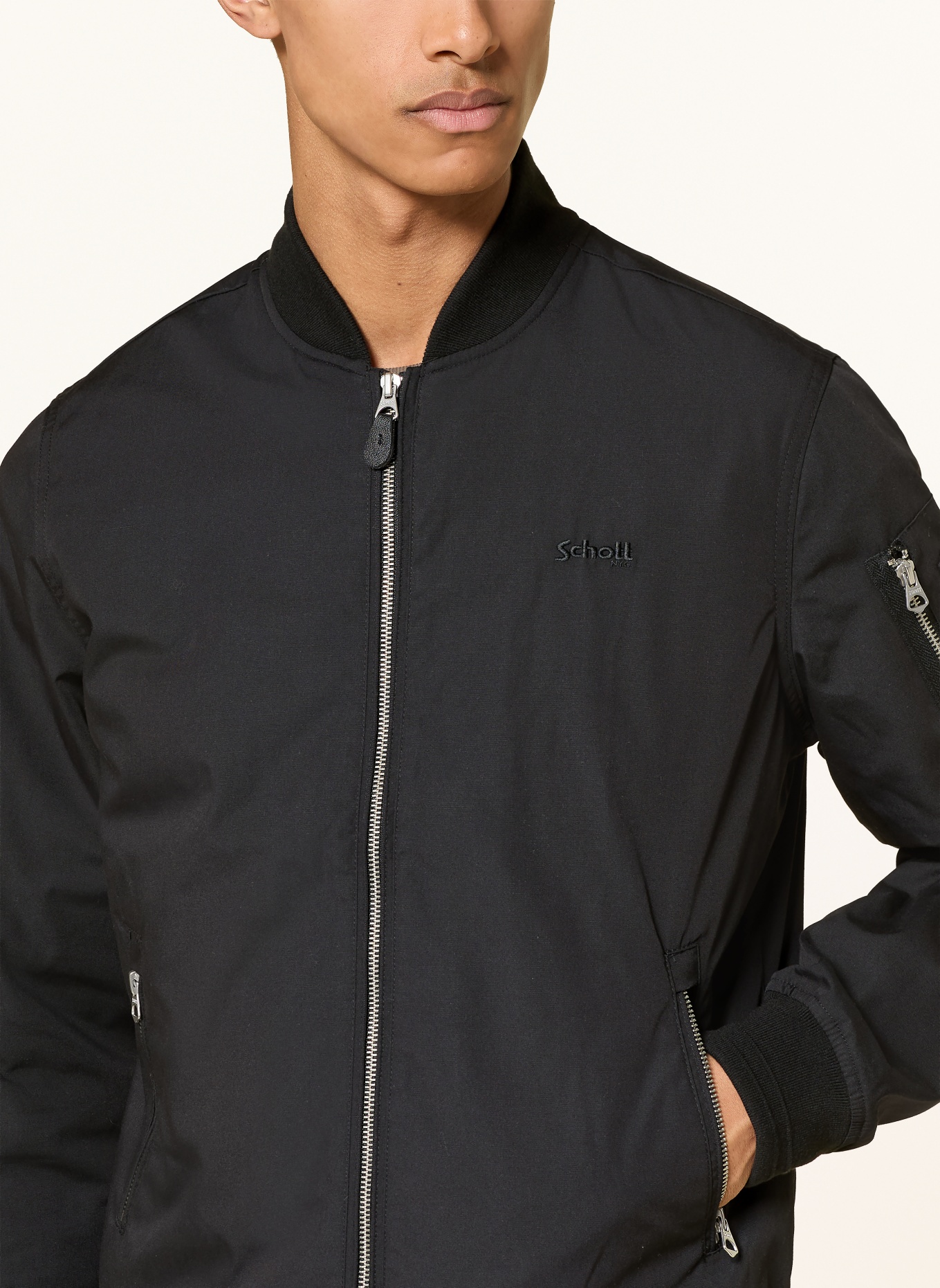 Schott NYC Blouson CABERS: SCHWARZ