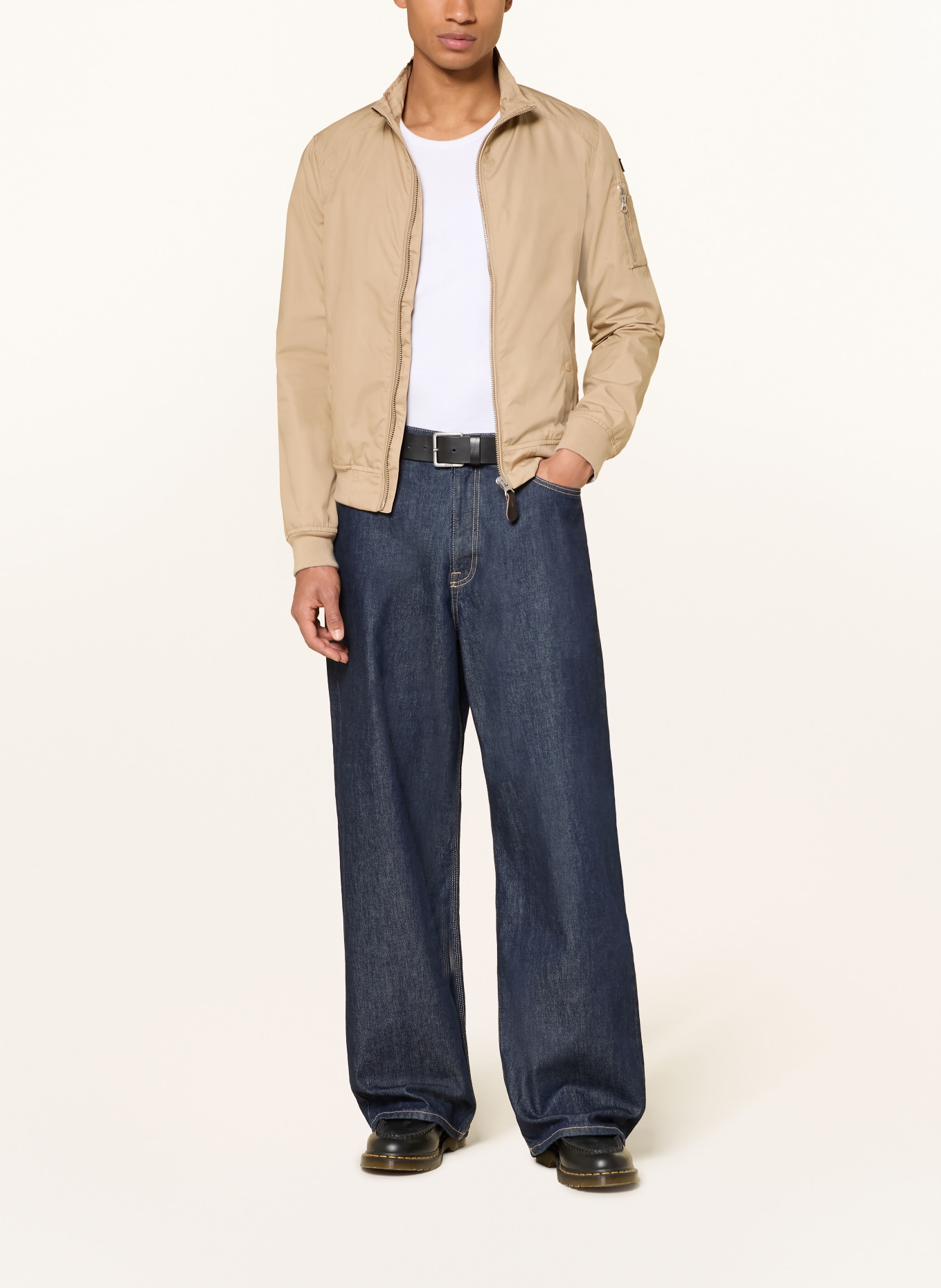 Schott NYC Blouson KENNY: BEIGE