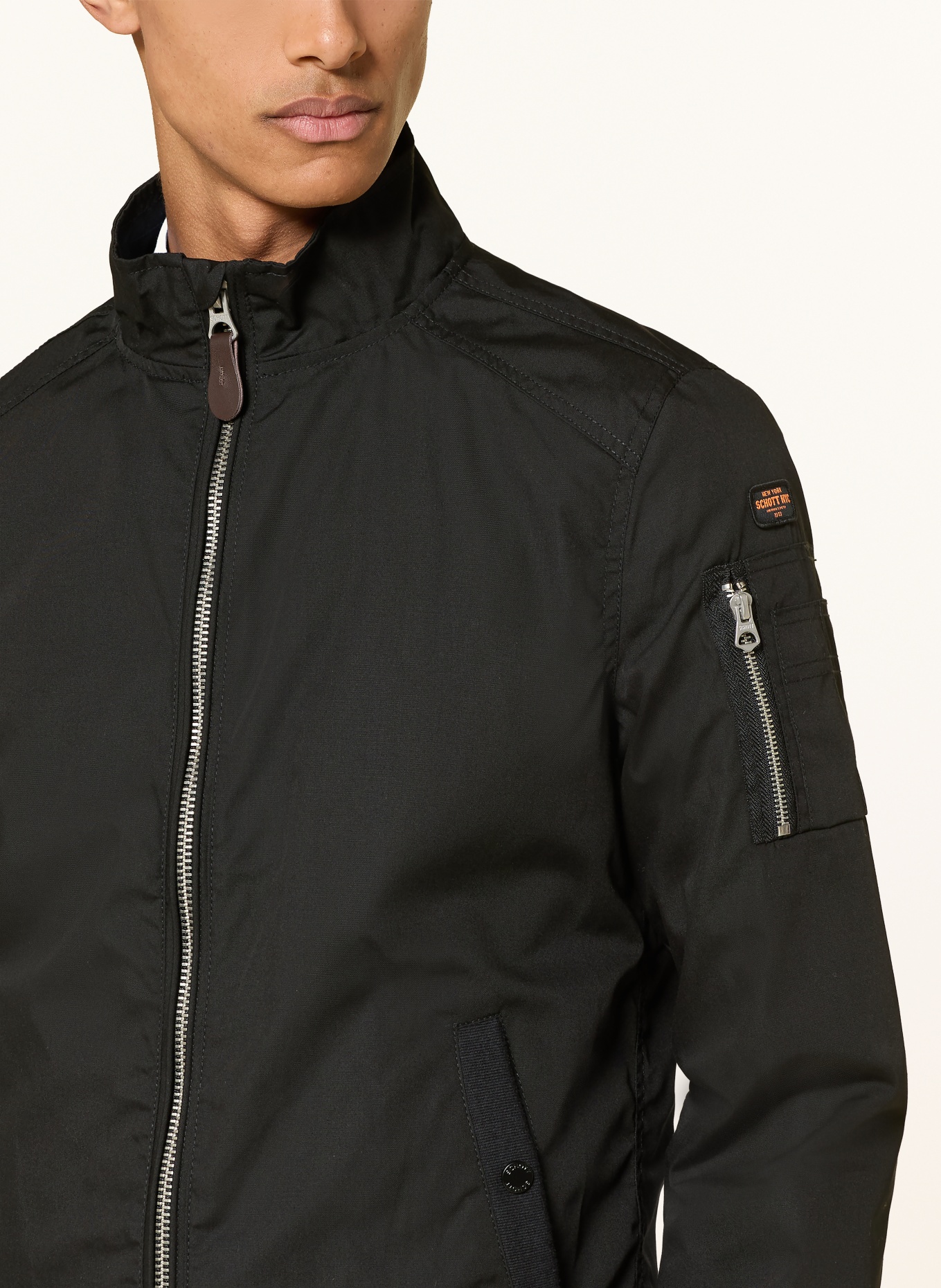 Schott NYC Blouson KENNY: SCHWARZ
