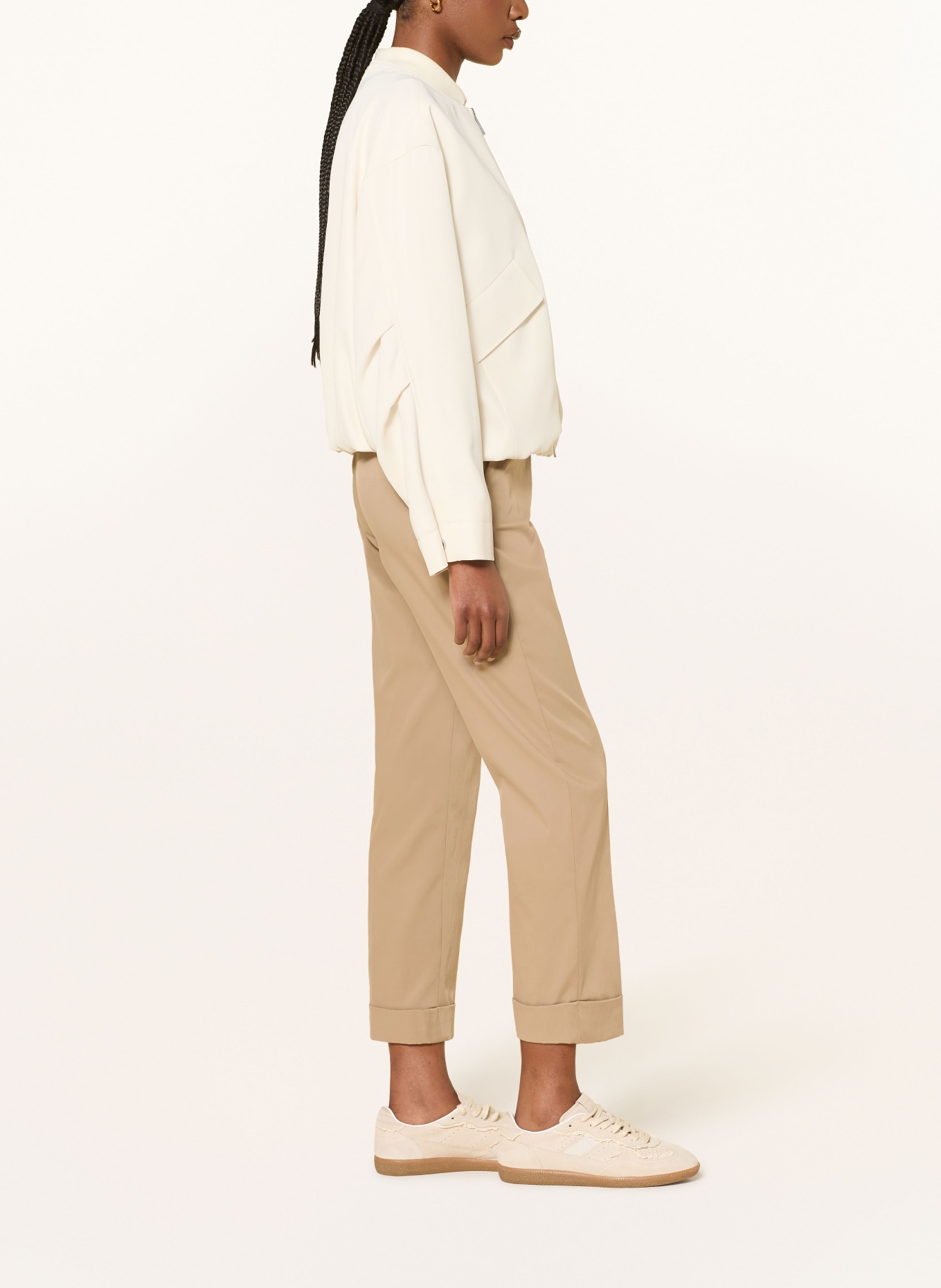 RAFFAELLO ROSSI 7/8-broek KRISS: LICHTBRUIN