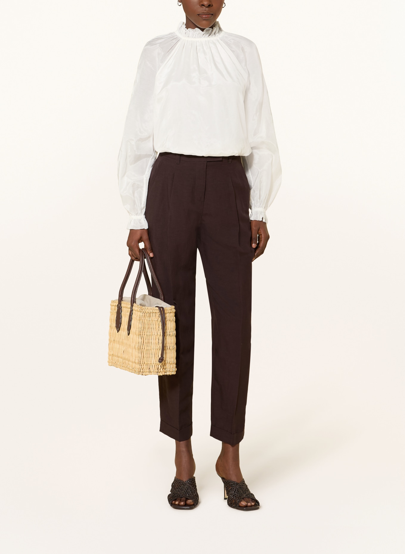 RAFFAELLO ROSSI Hose PRIA: DUNKELBRAUN