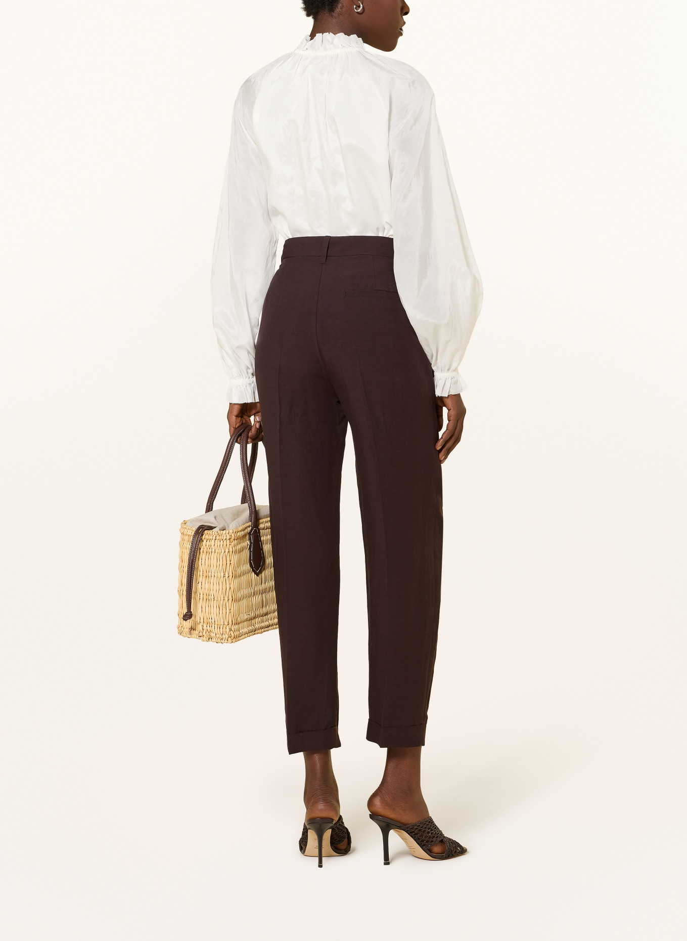 RAFFAELLO ROSSI Hose PRIA: DUNKELBRAUN