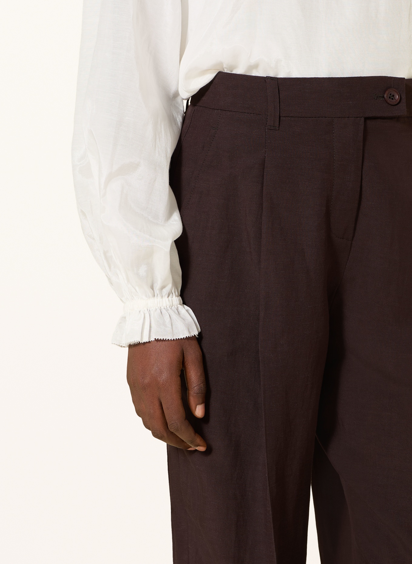 RAFFAELLO ROSSI Hose PRIA: DUNKELBRAUN