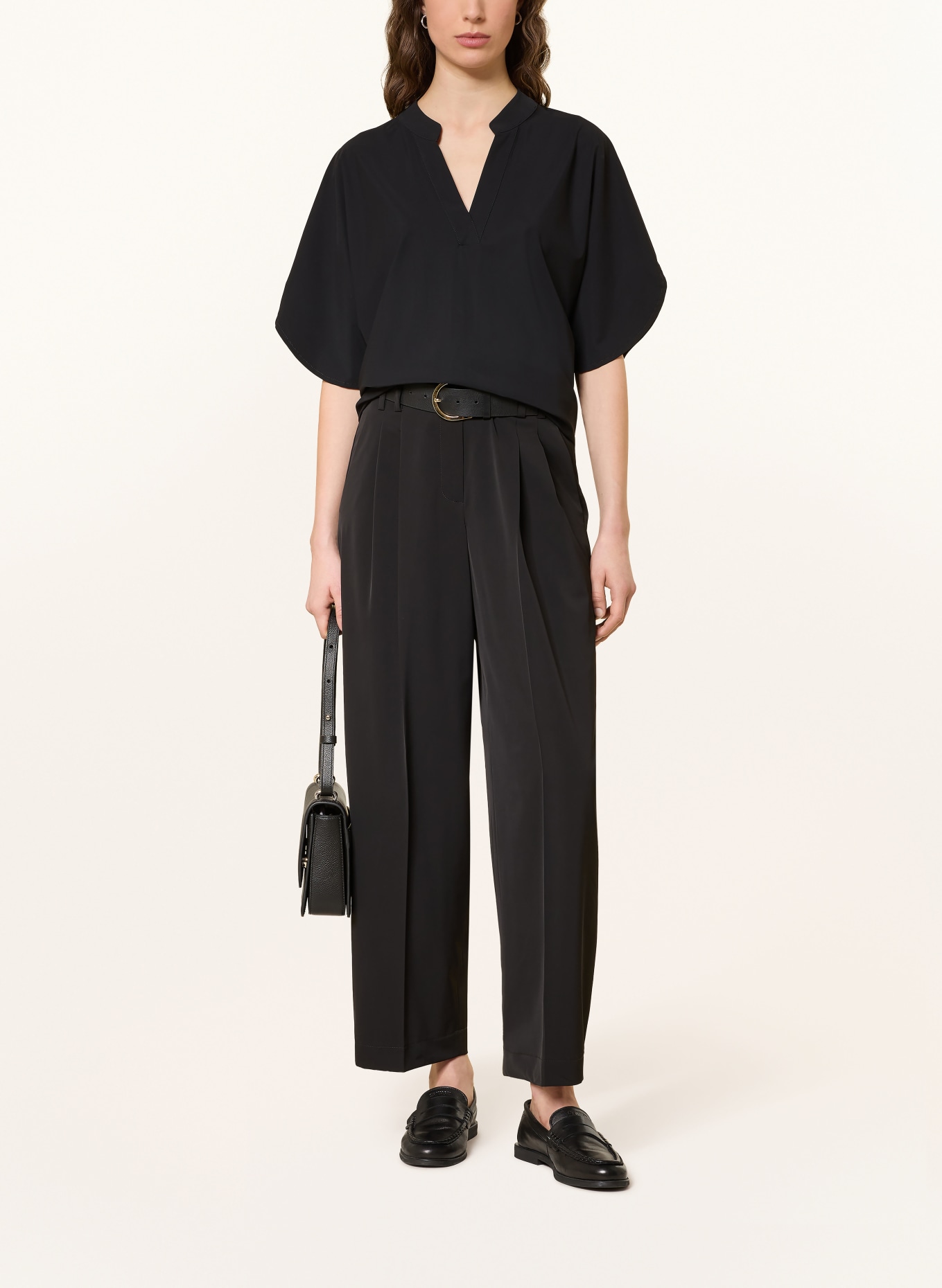 RAFFAELLO ROSSI LOUI Blouse Shirt: BLACK