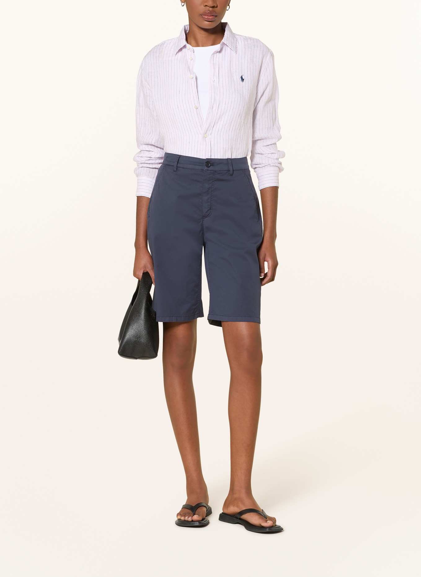 RAFFAELLO ROSSI Szorty YUKI: GRANATOWY