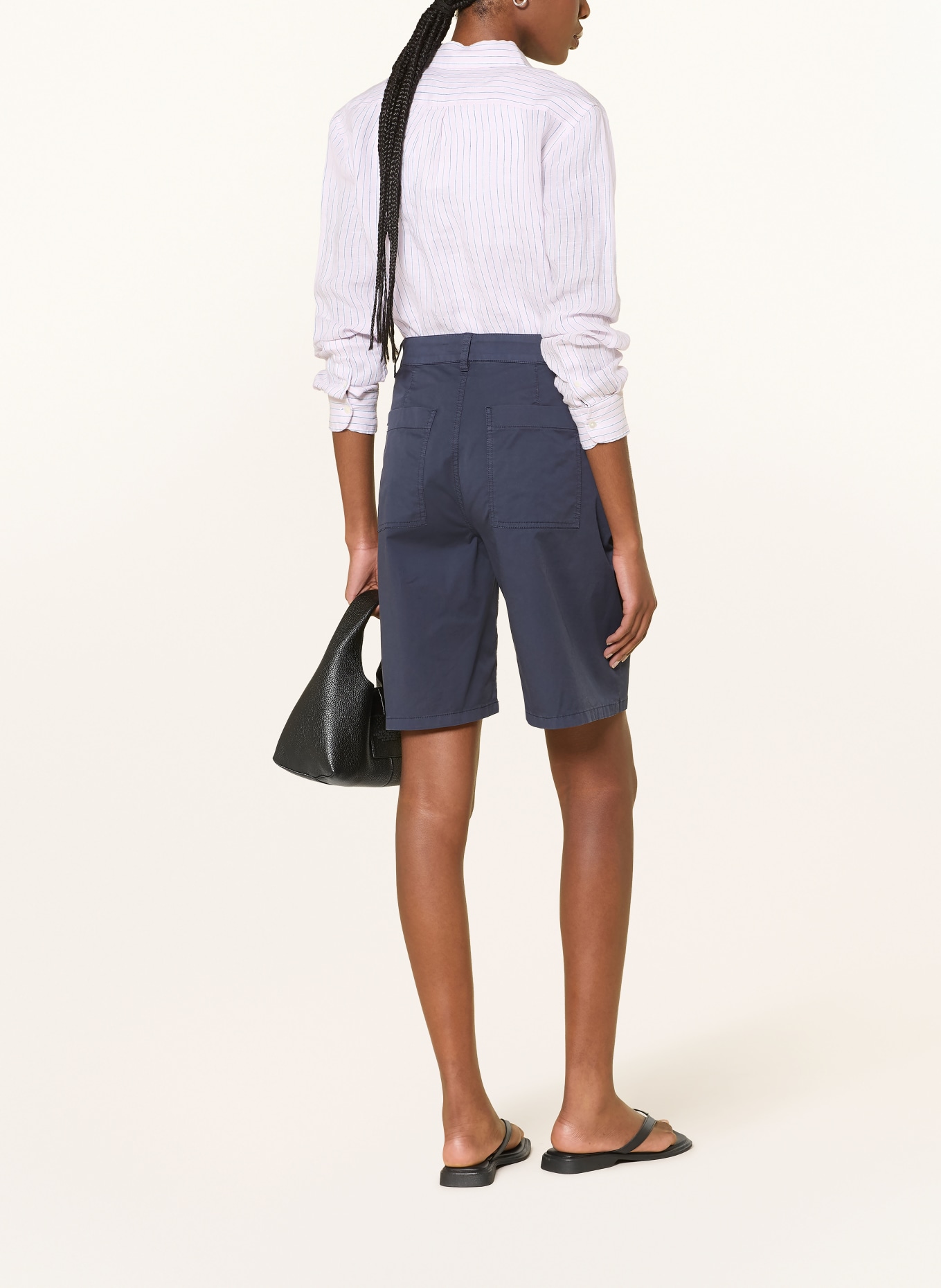 RAFFAELLO ROSSI Szorty YUKI: GRANATOWY