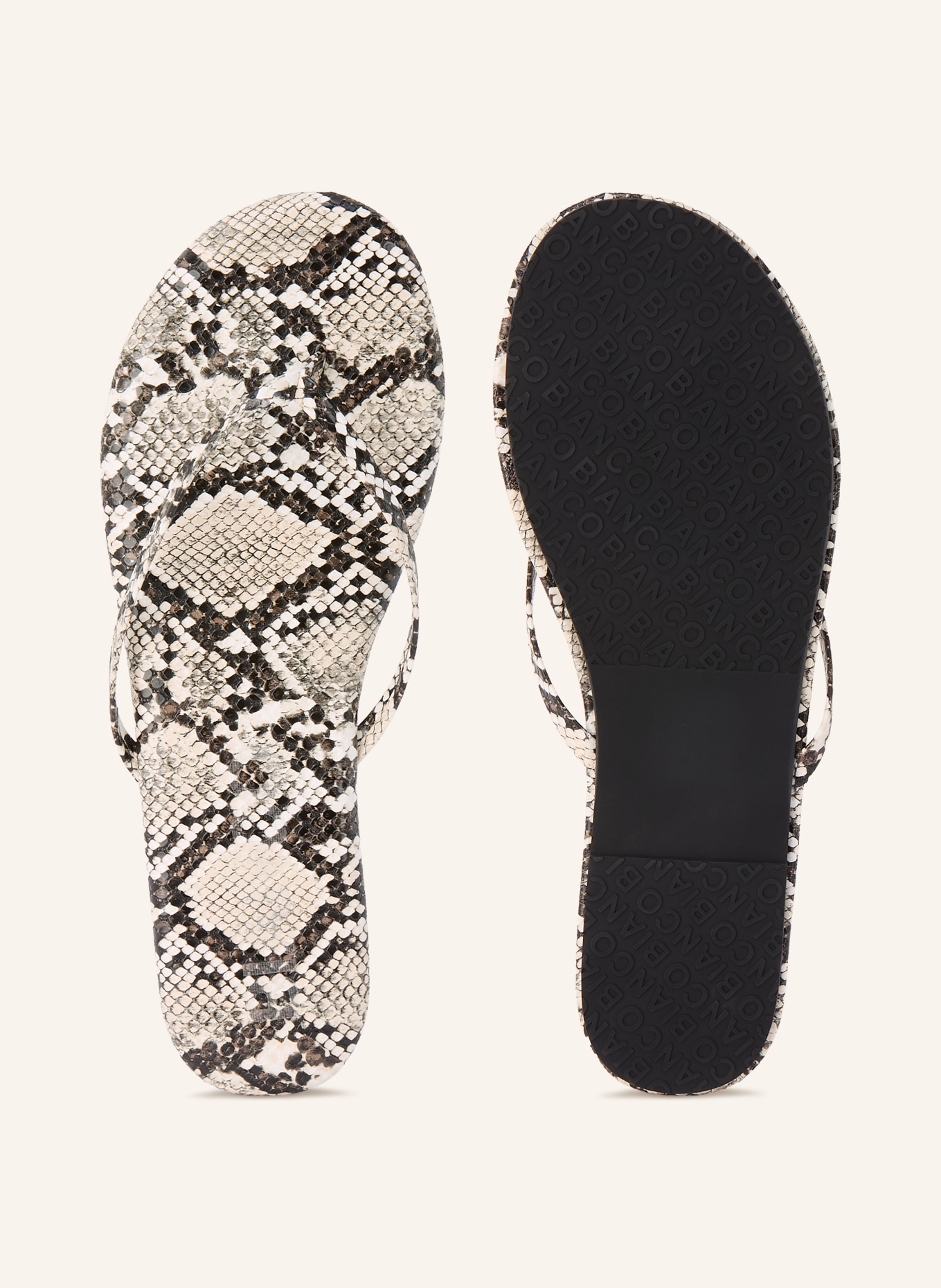 BIANCO Séparateurs d'orteils BIAMEXICO: BLANC / GRIS / NOIR