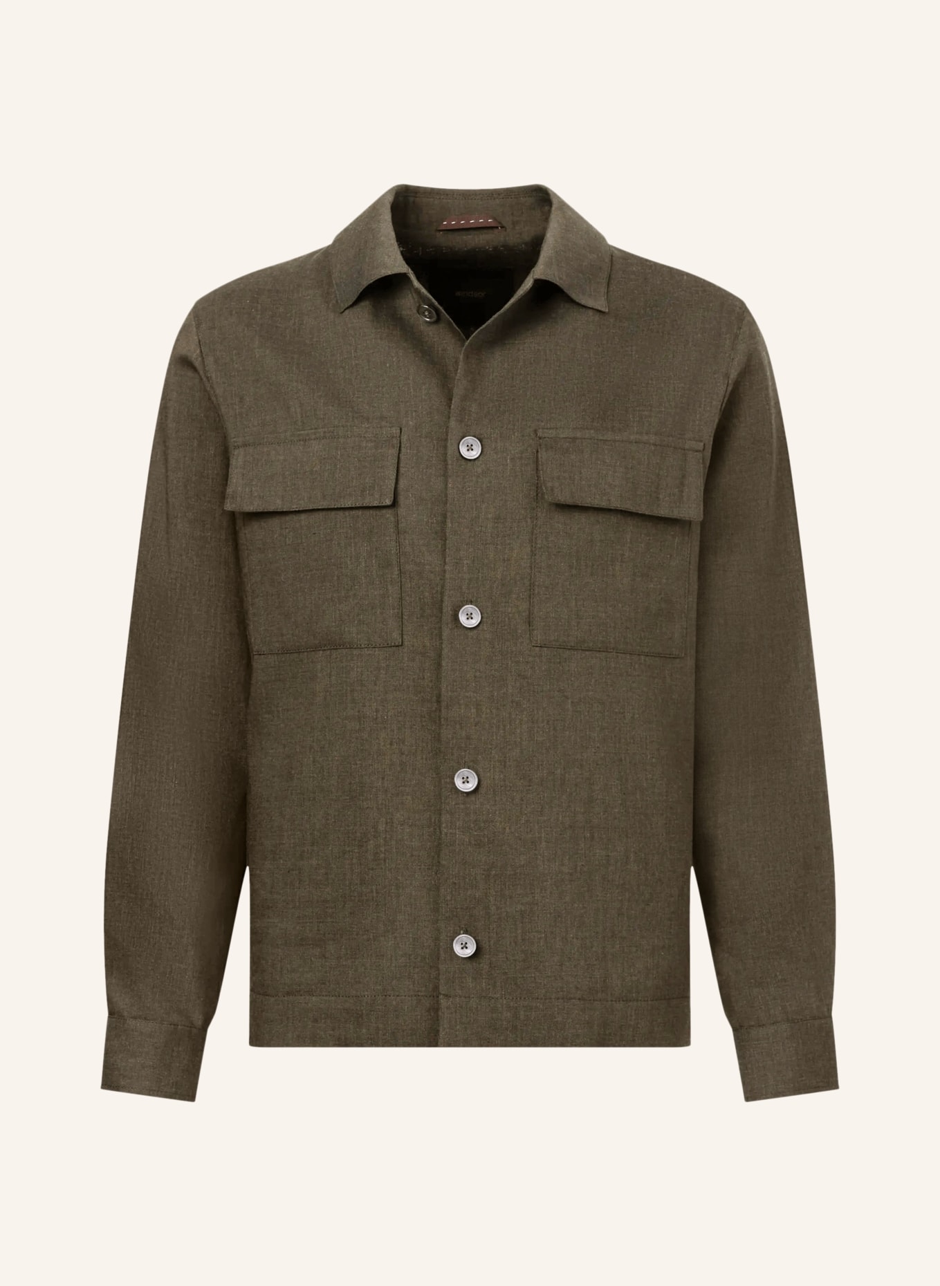 windsor. LAVARO Oversized Jacket: DARK GREEN