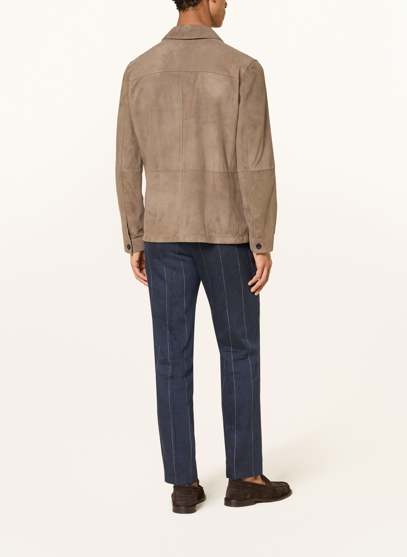 windsor. Anzughose SILVI Slim Fit mit Leinen: 410 Navy 410