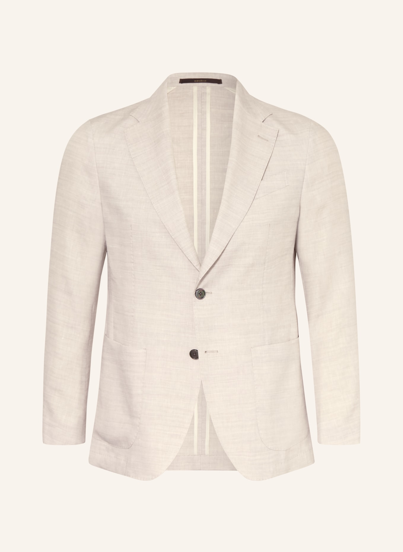 windsor. Marynarka GIORNO o kroju Extra Slim Fit z lnu: 260 Medium Beige 260