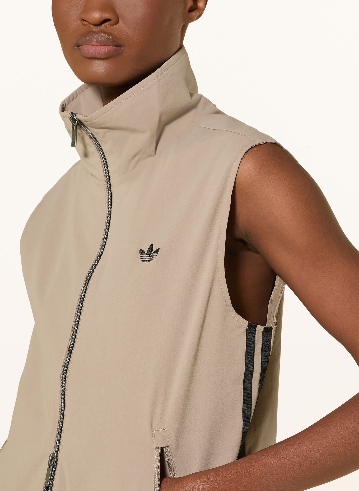adidas Originals Vest: TAUPE