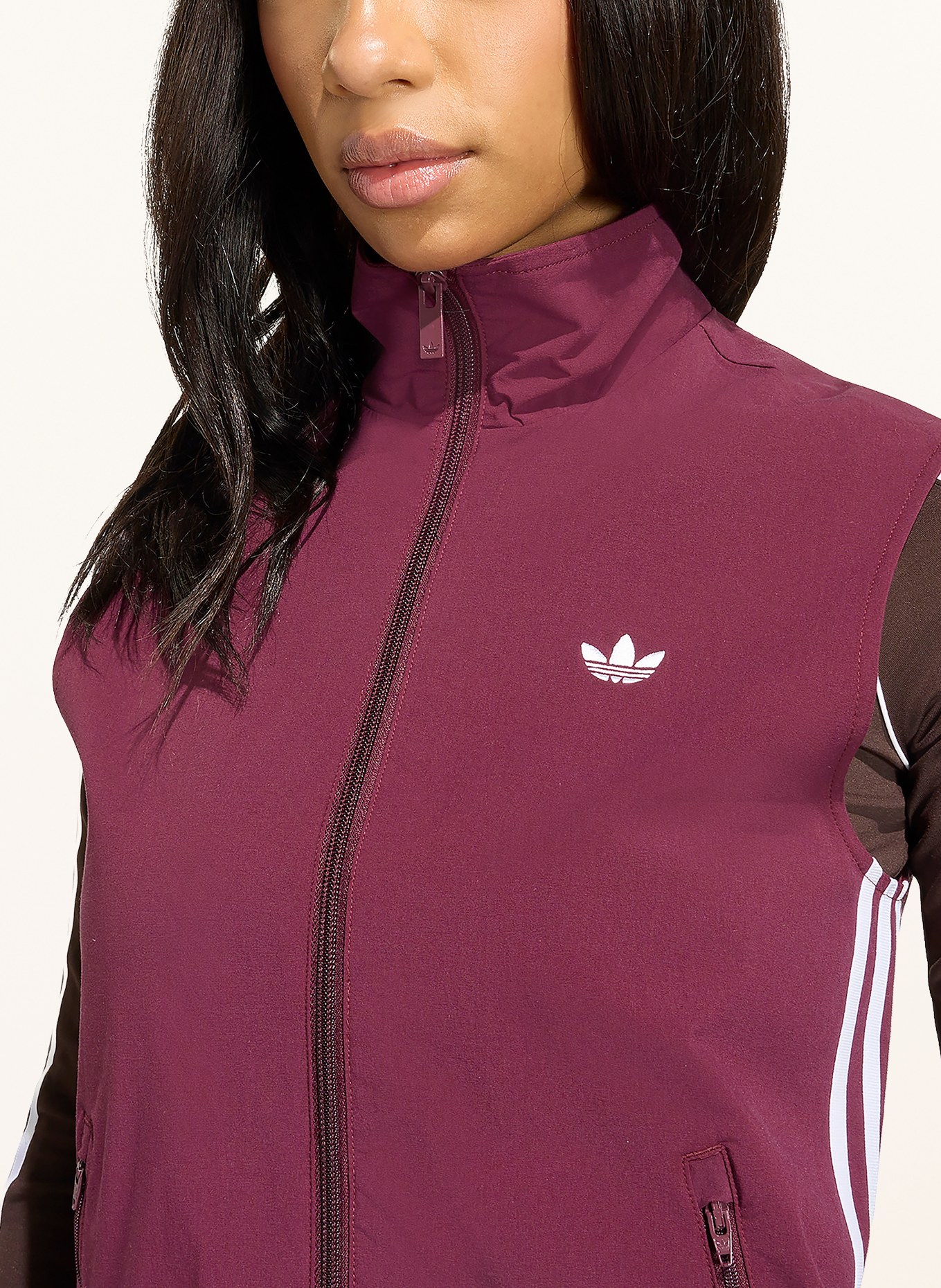 adidas Originals Vesta ADILENIUM 5.0: TMAVĚ ČERVENÁ / BÍLÁ