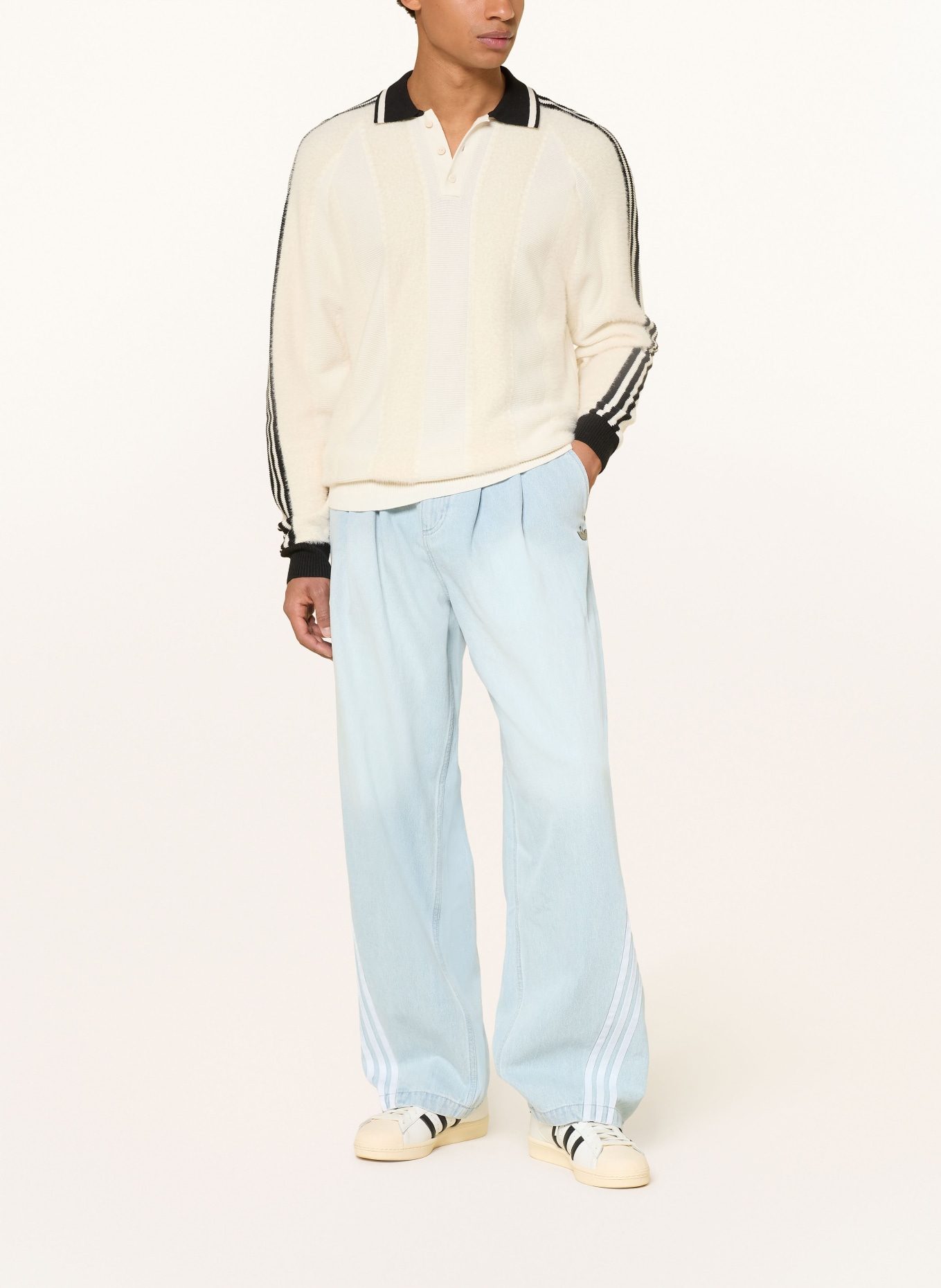 adidas Originals Jean ADILENIUM 5.0 DENIM coupe classique: LTBLUE