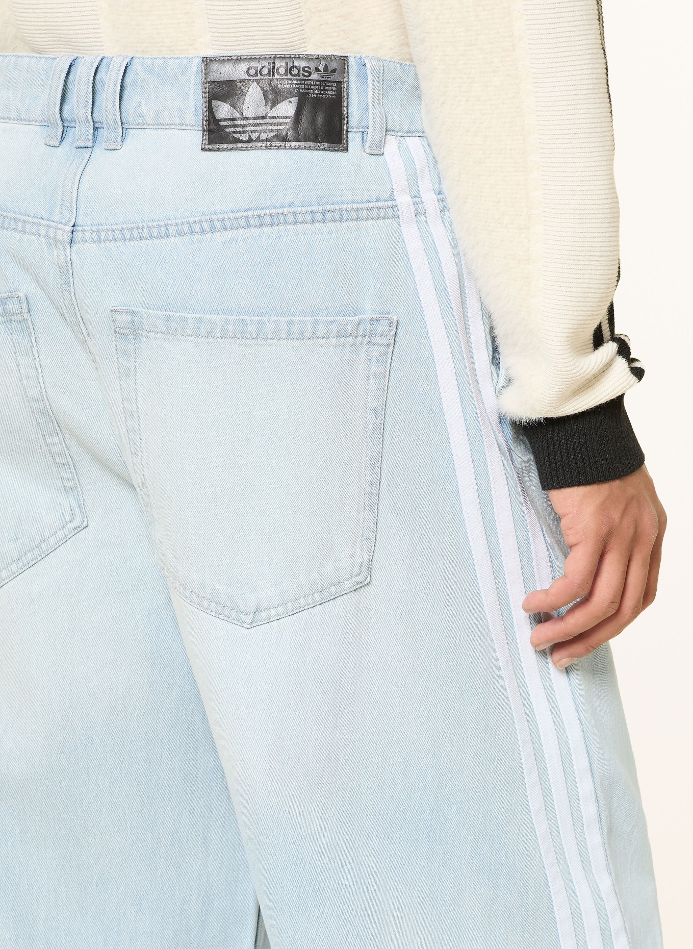 adidas Originals Jean ADILENIUM 5.0 DENIM coupe classique: LTBLUE