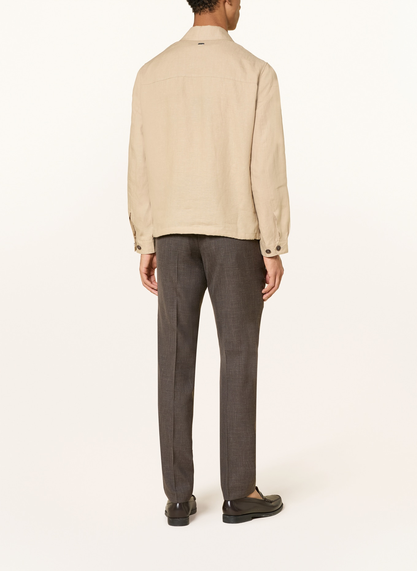 bugatti Leinen-Blouson: BEIGE