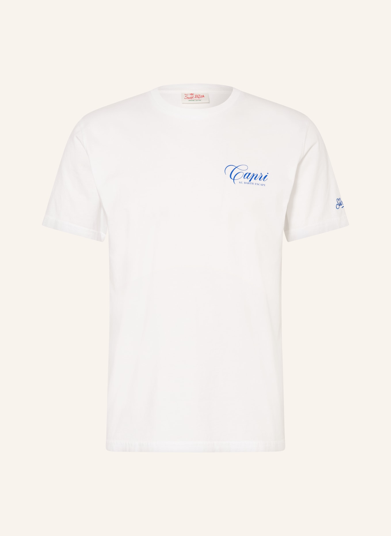 MC2 SAINT BARTH PORTLAND T-shirt: WHITE / BLUE