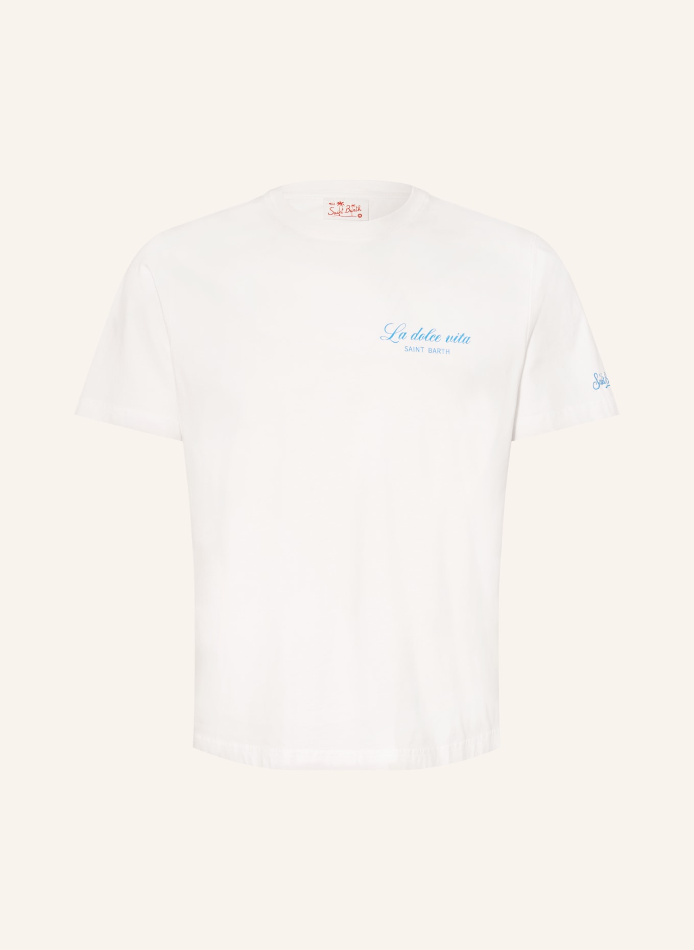 MC2 SAINT BARTH T-Shirt PORTLAND: WEISS / ROT / DUNKELBLAU
