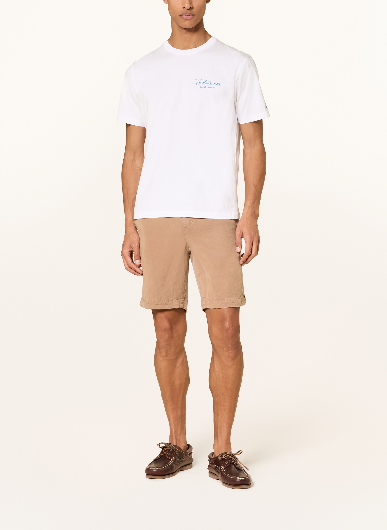 MC2 SAINT BARTH T-Shirt PORTLAND: WEISS / ROT / DUNKELBLAU