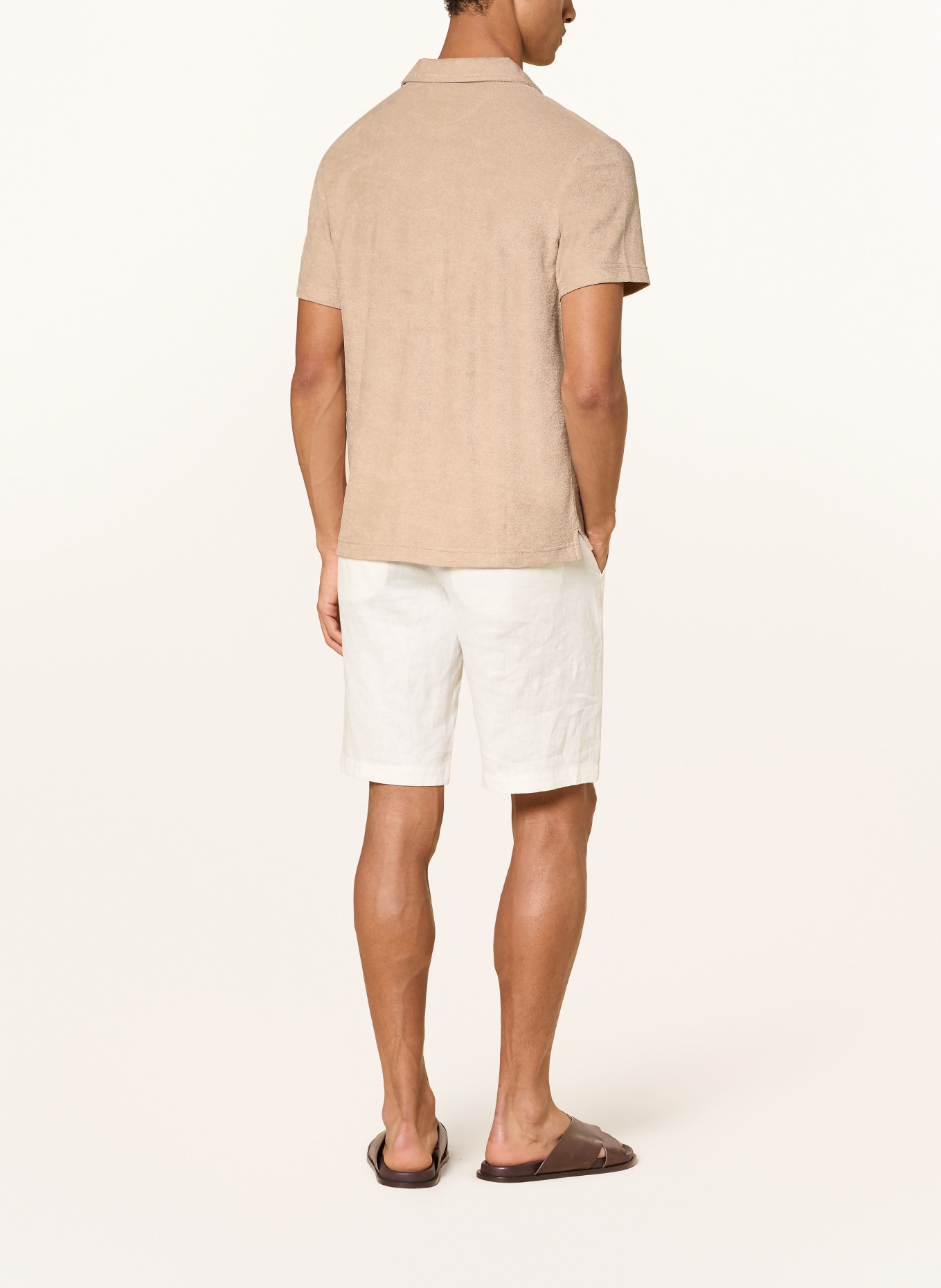 MC2 SAINT BARTH Polo en tissu éponge JEREMY: BEIGE