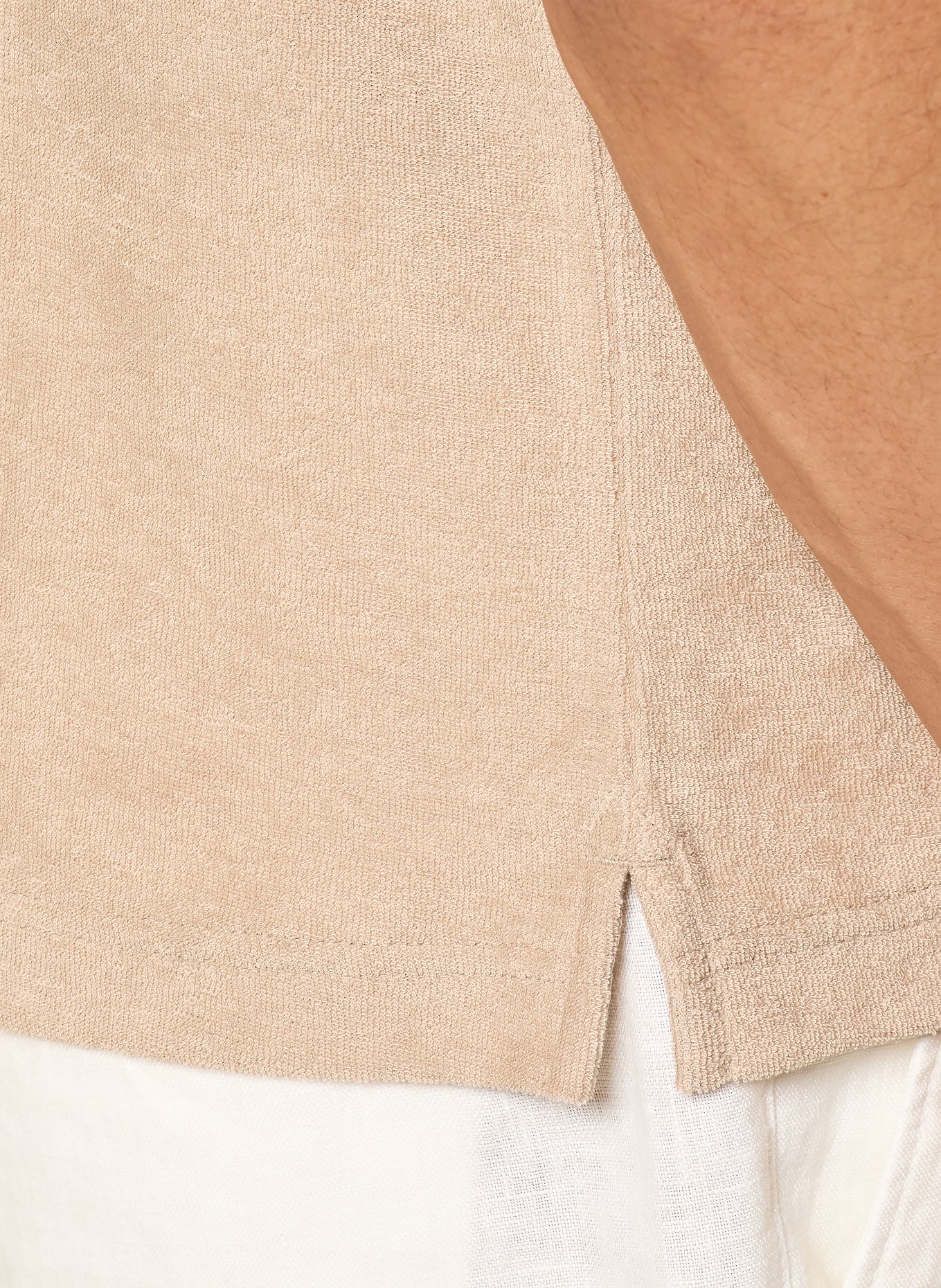 MC2 SAINT BARTH Polo en tissu éponge JEREMY: BEIGE