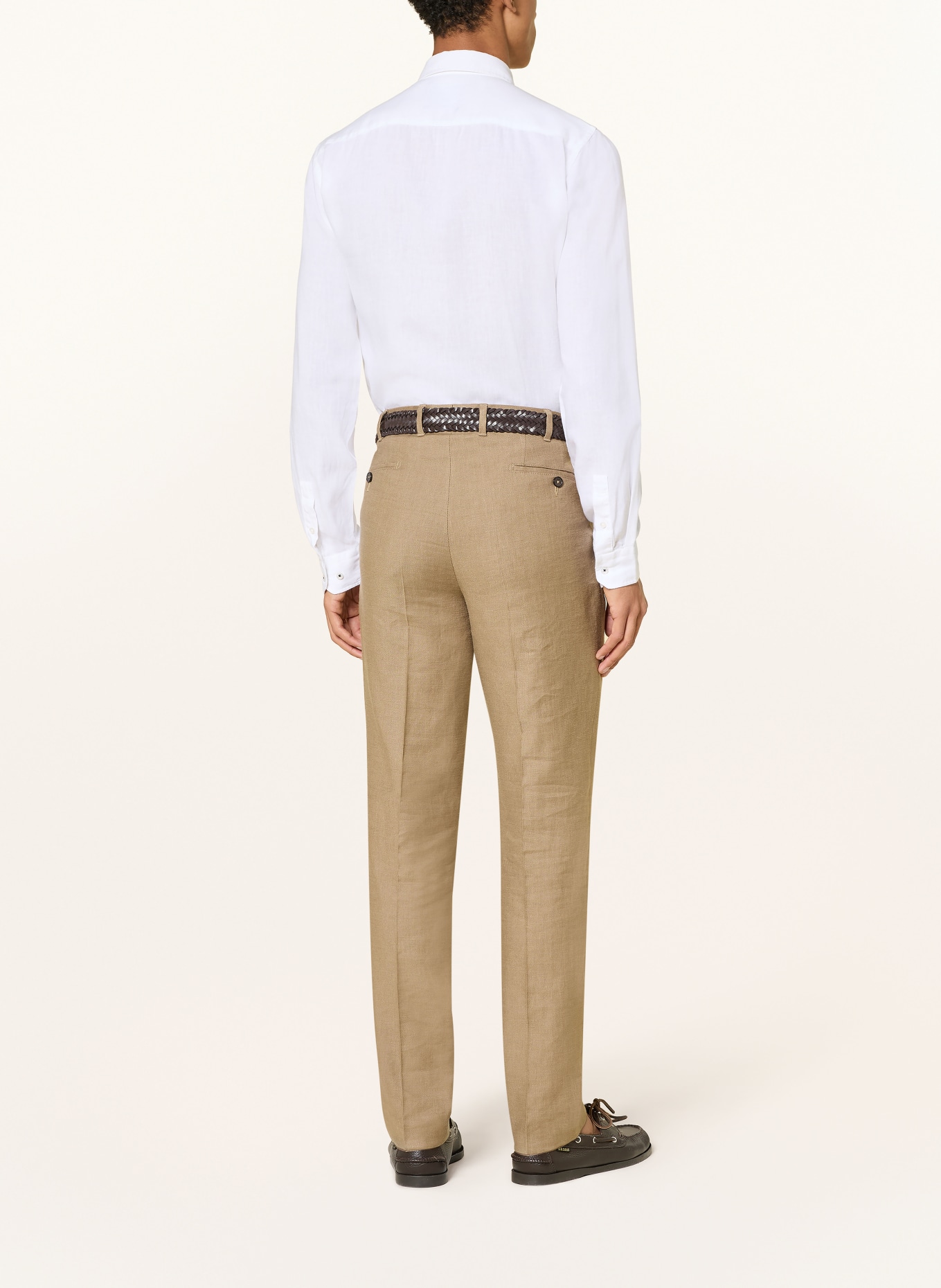 JOOP! Hemd MIKE Regular Fit mit Leinen: WEISS