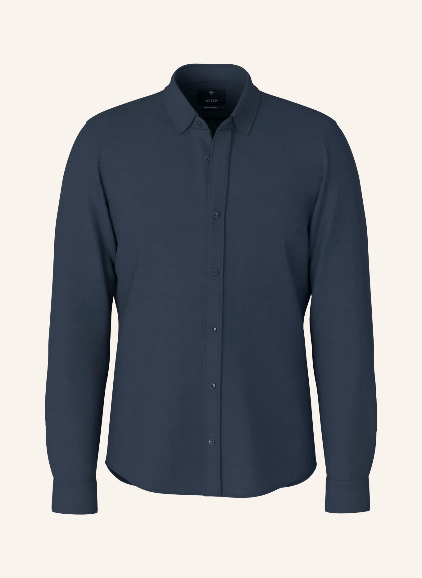 JOOP! Hemd MIKE Regular Fit mit Leinen: DUNKELBLAU