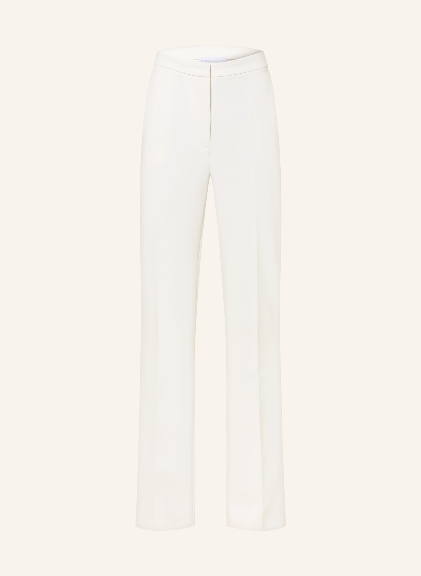 PATRIZIA PEPE Bootcut pants: WHITE