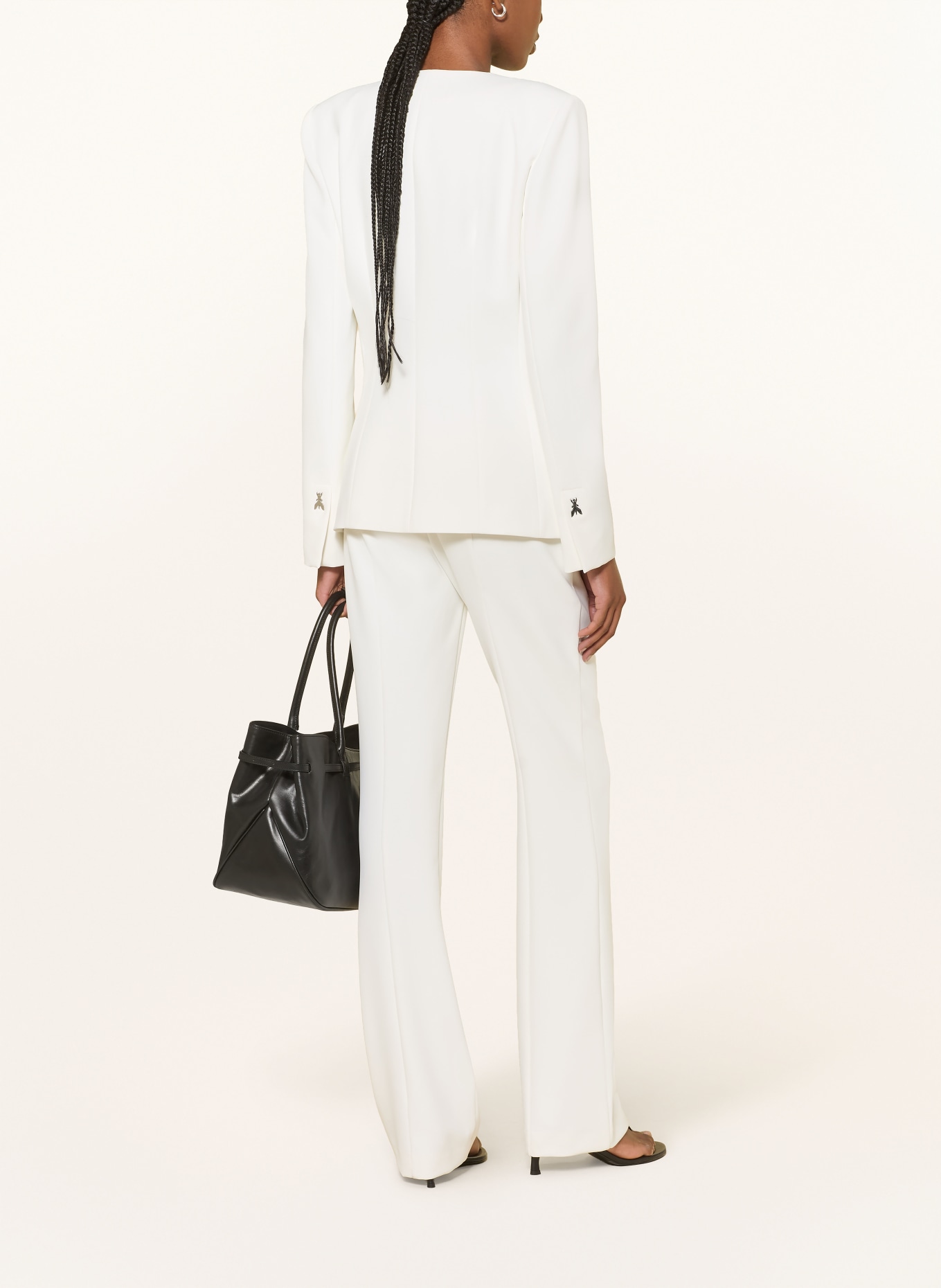 PATRIZIA PEPE Bootcut pants: WHITE