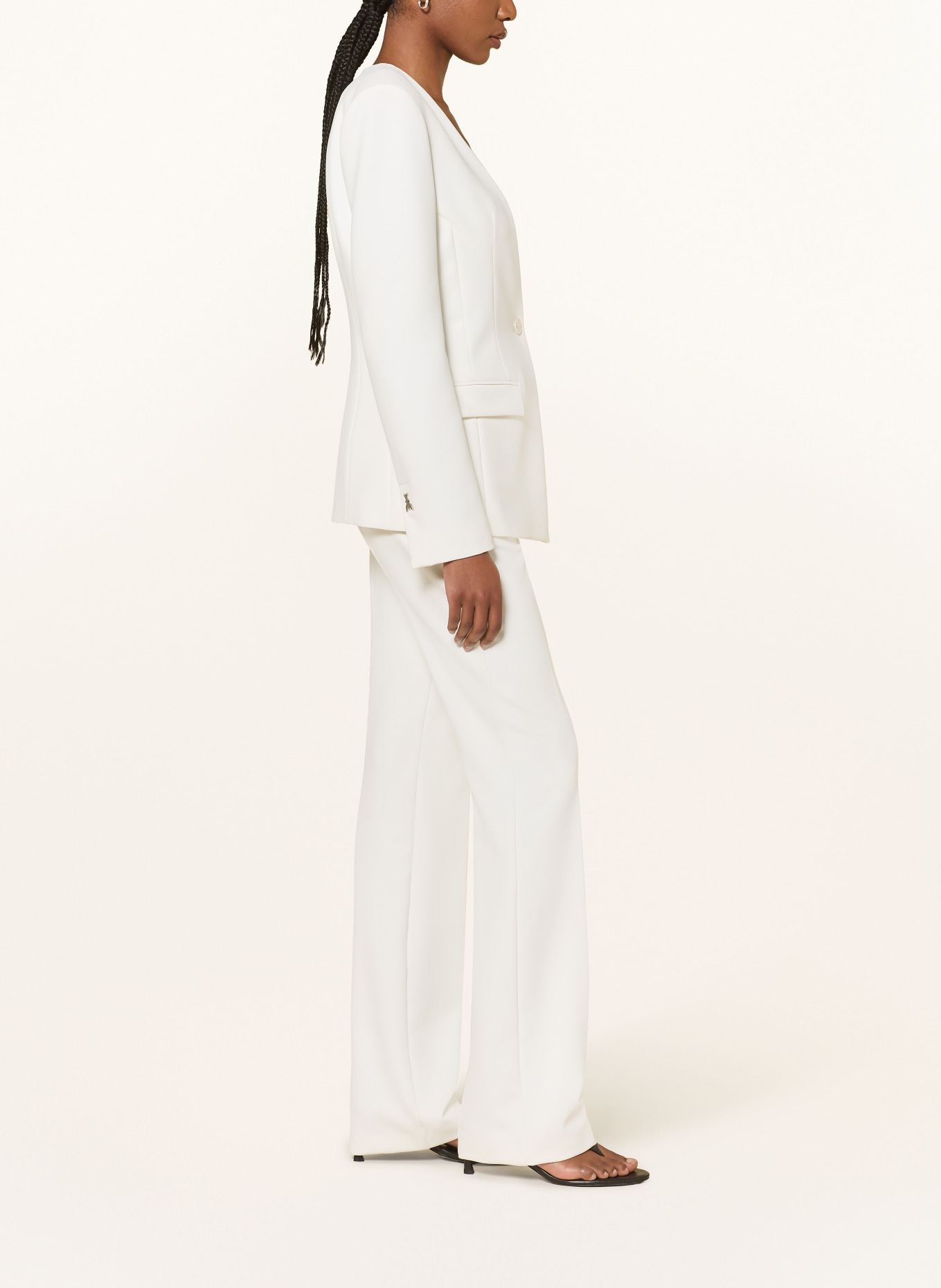 PATRIZIA PEPE Bootcut pants: WHITE
