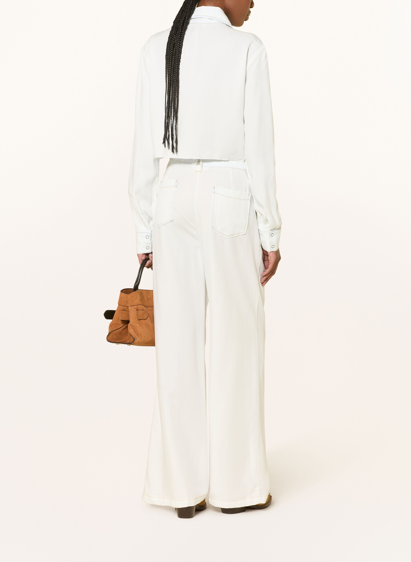 PATRIZIA PEPE Marlenehose: WEISS